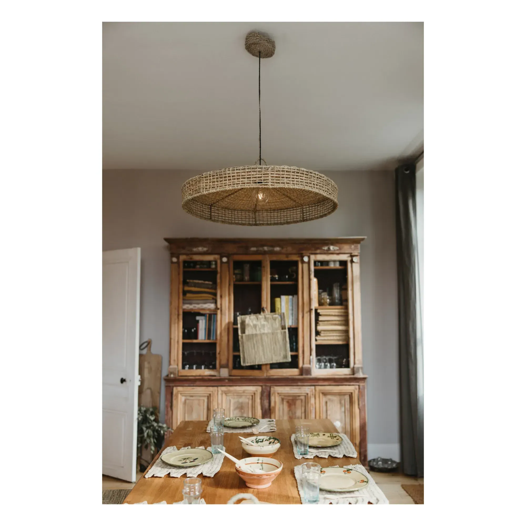Rope Ceiling Rose Electrical System - Black alternate view