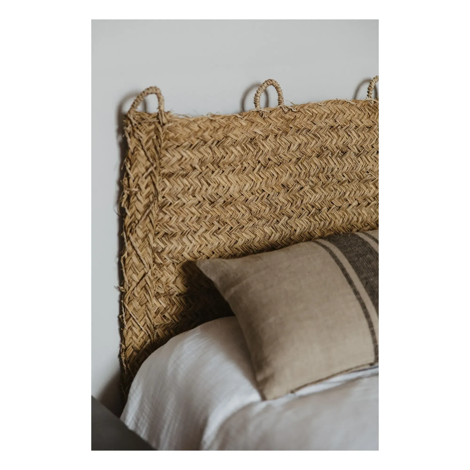 Wall-Mounted Headboard - Natural, Natural Fiber alternate view