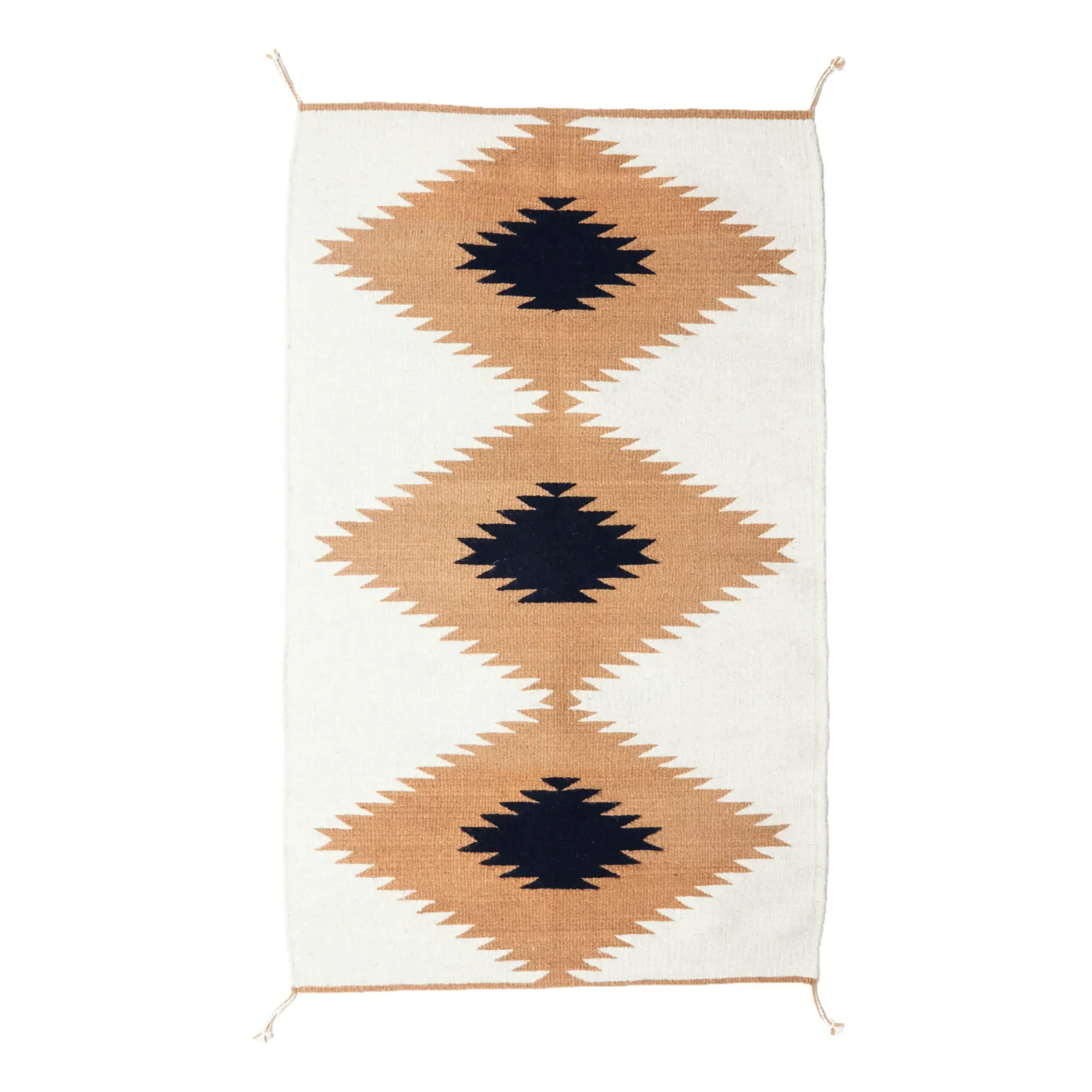 Valle Flat-Woven Wool Rug - Caramel product