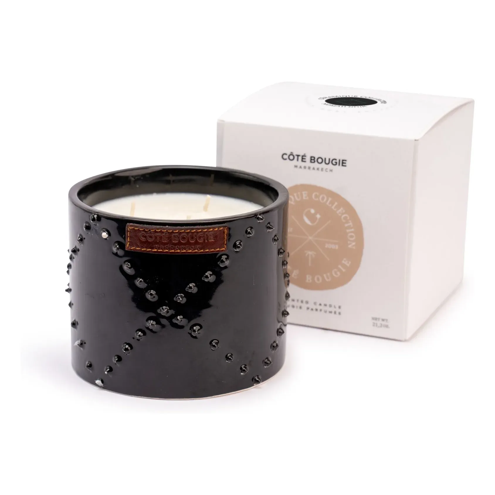 Nomad Noir Scented Candle - Black, Ceramic product