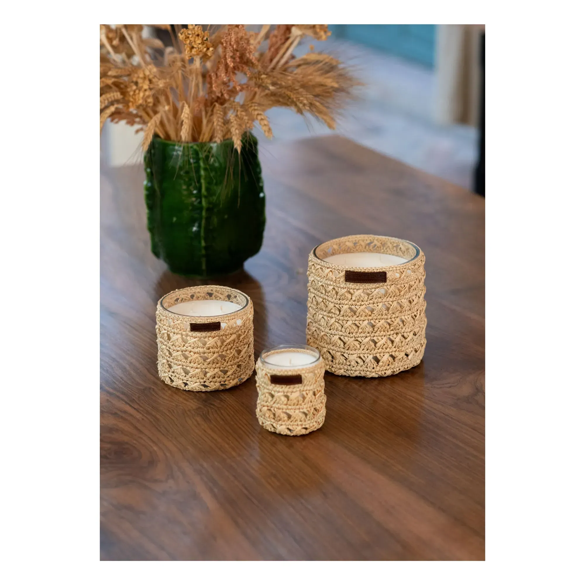 Raphia Zina Oriental Scented Candle - Vegetable Wax alternate view