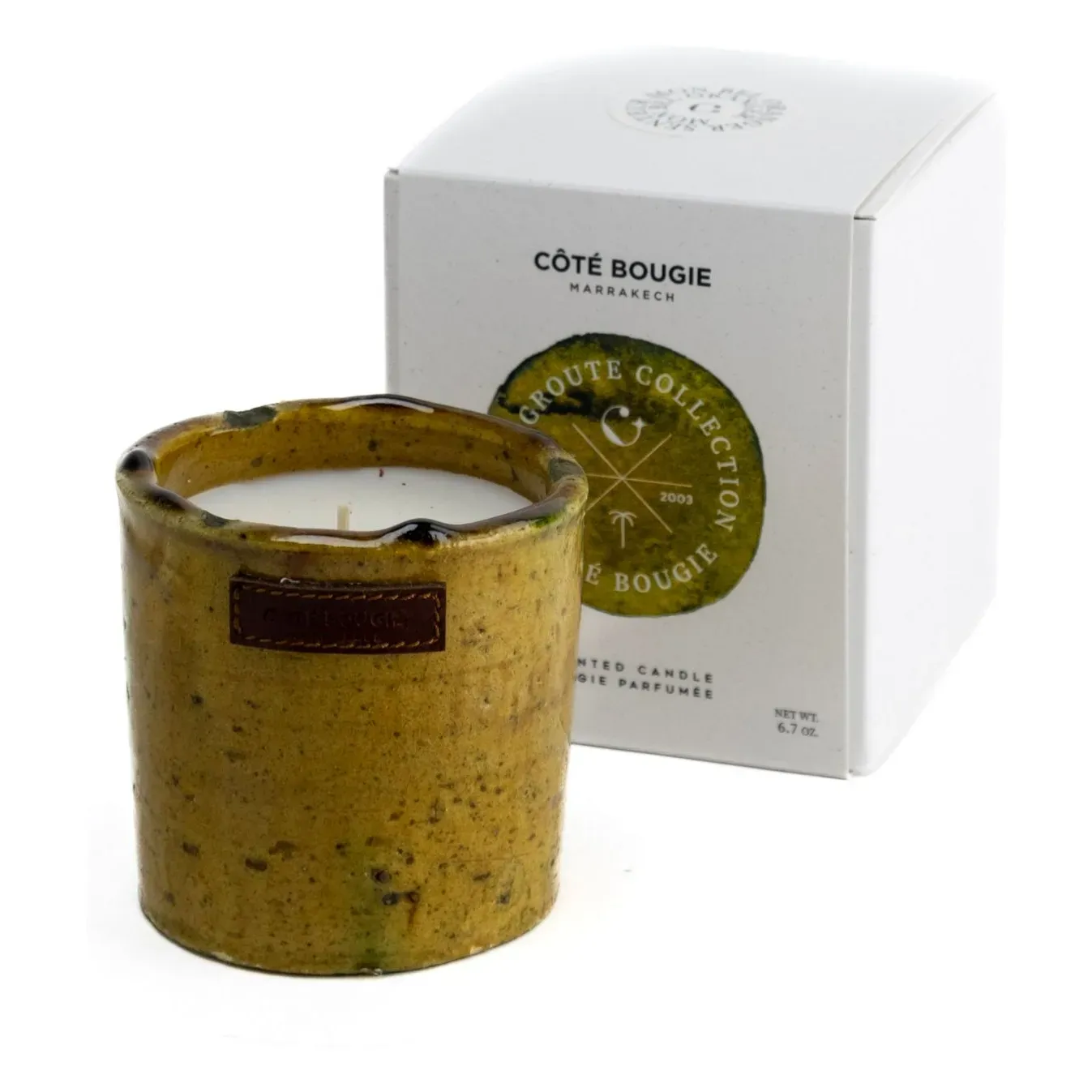 Tamegroute Fleur d'Oranger Scented Candle Single-Wick - Yellow product
