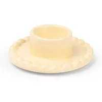 Dakota Egg Cup - Pale Yellow, Earthenware alternate view