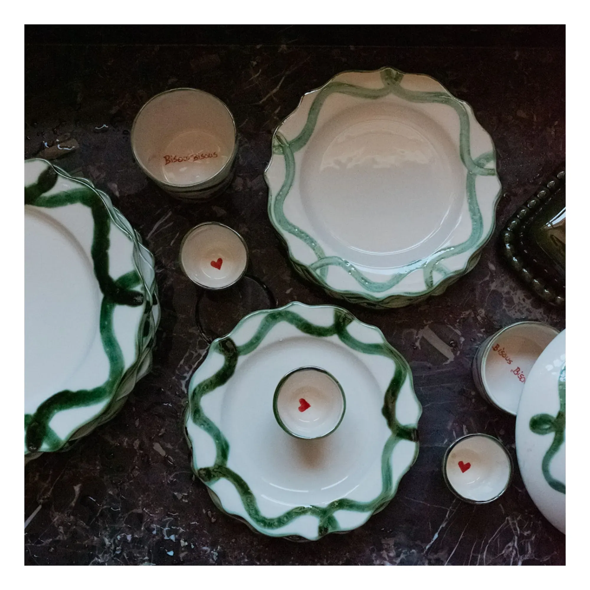 Olaf Espresso Cup - Green, Earthenware alternate view
