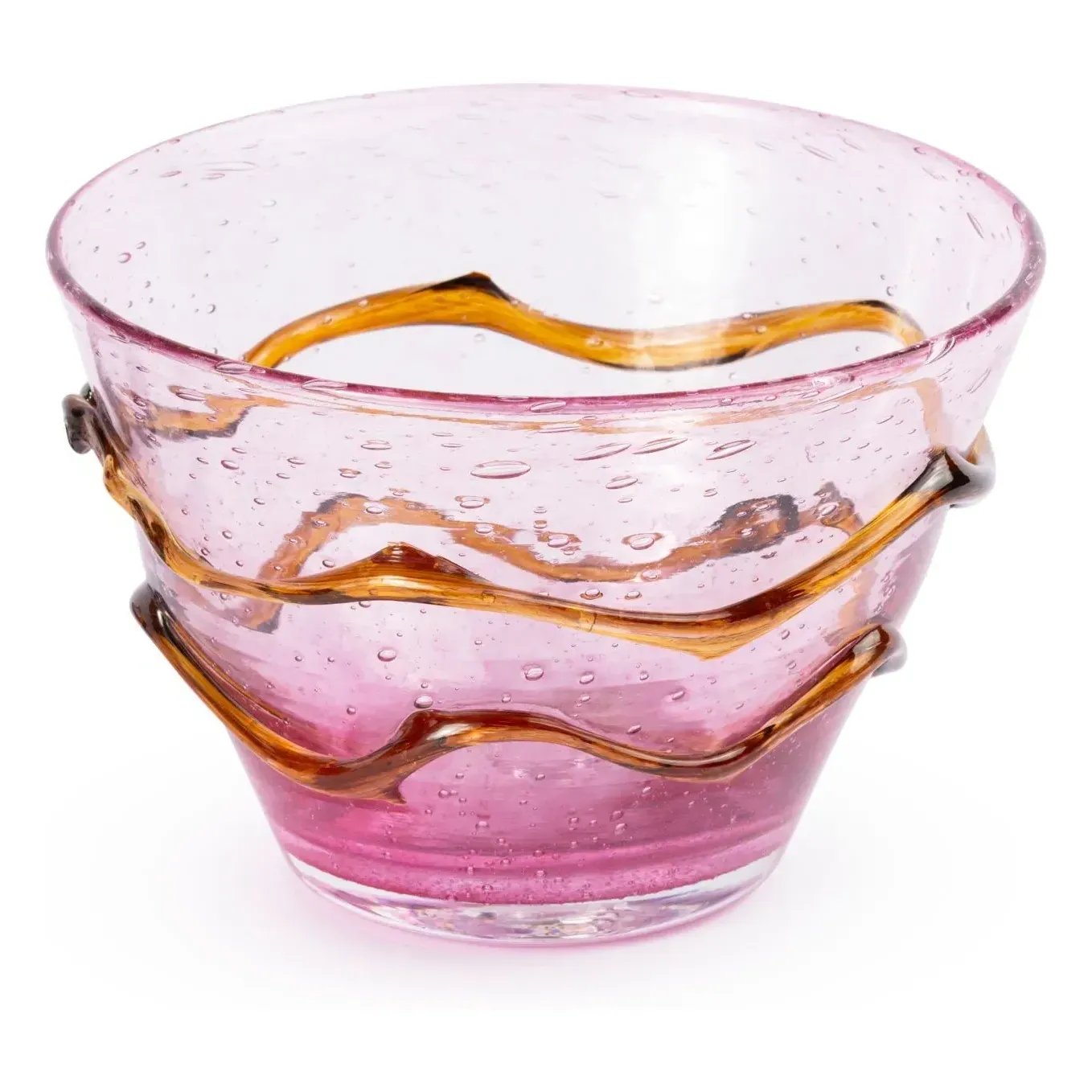Romeo Glass Salad Bowl - Fuchsia product