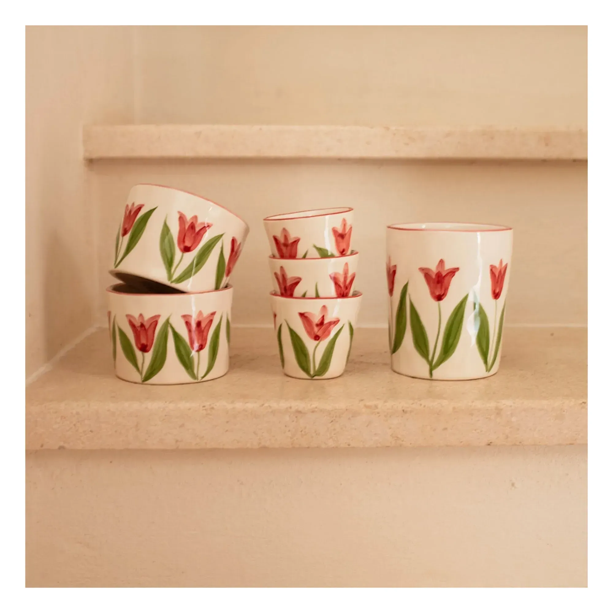 Romy Espresso Cup - Pink, Earthenware alternate view