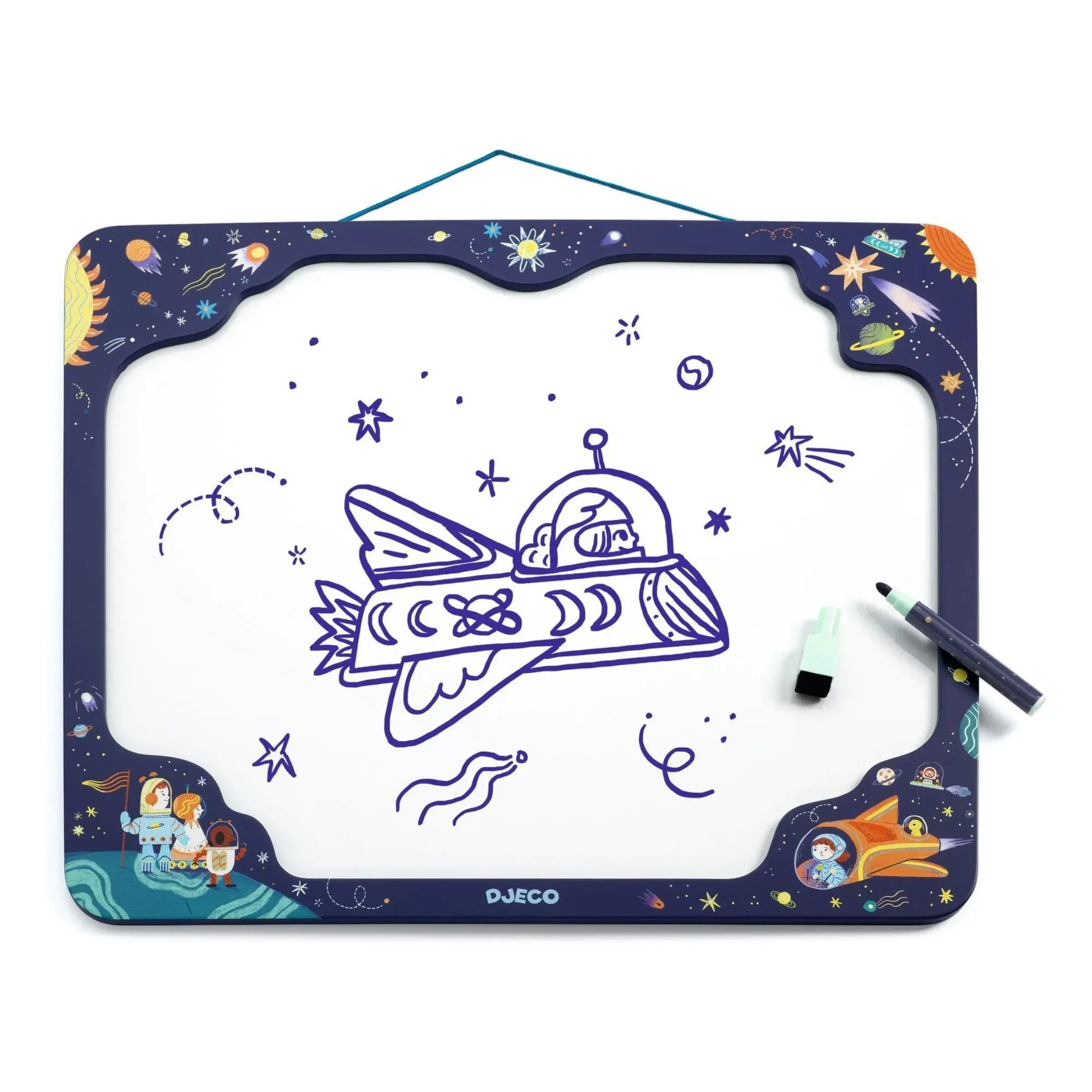 Espace Magnetic Board - Multicoloured, Metal & Wood product