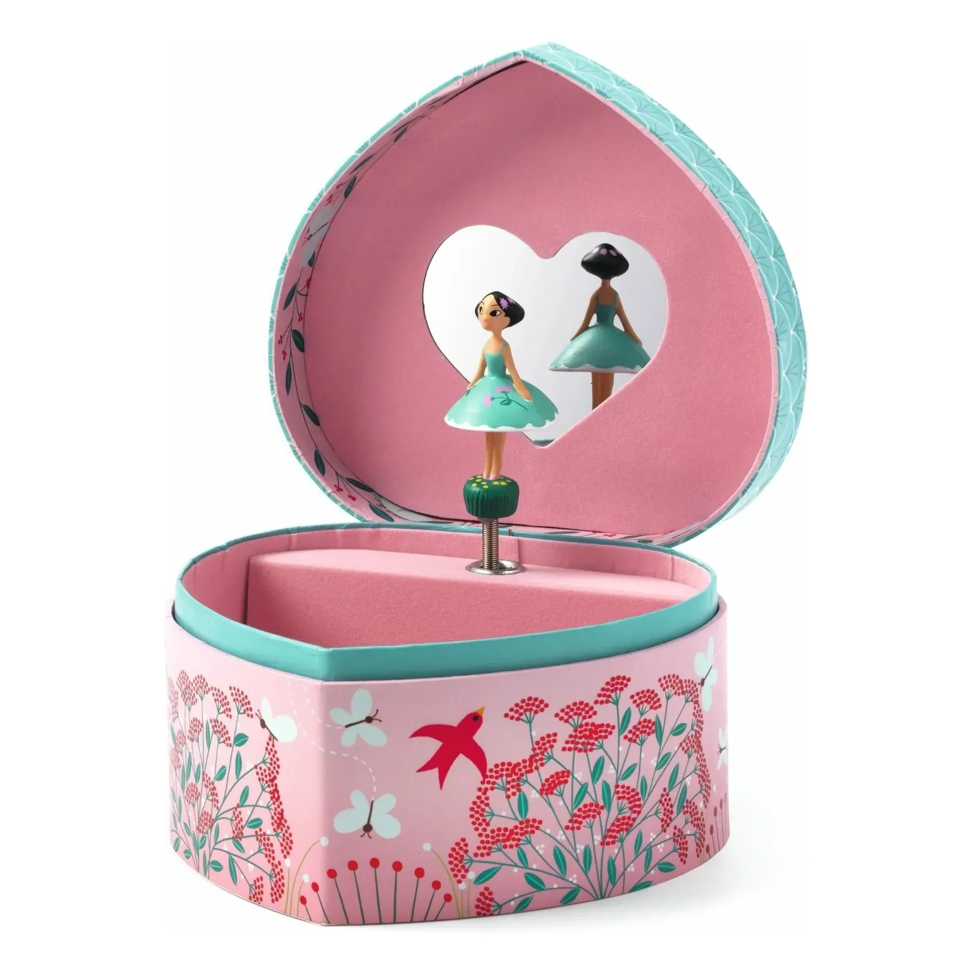 Mélodie du Printemps Heart-Shaped Jewelry Music Box - Pink product