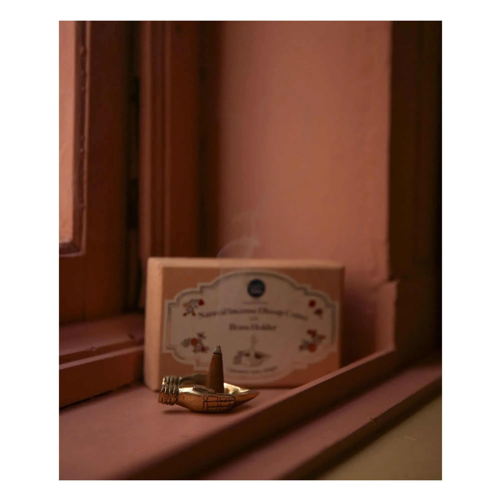 Aanyoung Cinnamon Incense Holder Box - Gold, Recycled Brass alternate view