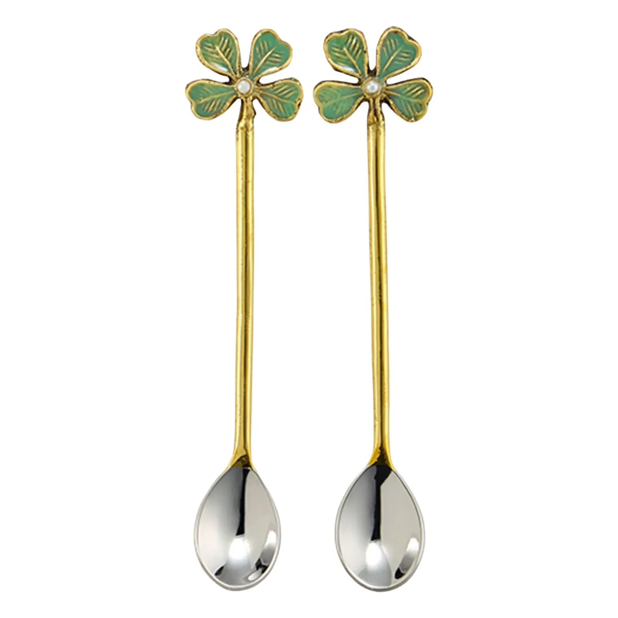 Aanyoung Coffee Spoons Set of 2 - Gold, Recycled Brass product