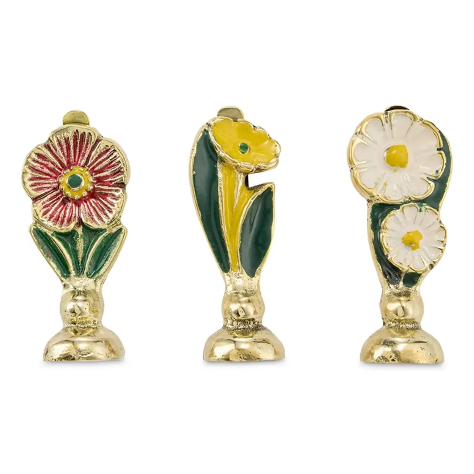 Aanyoung Posy Card Holders Set of 3 - Gold, Recycled Brass product