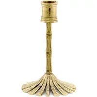 Bamboo Candleholder Small - Gold, Recycled Brass alternate view
