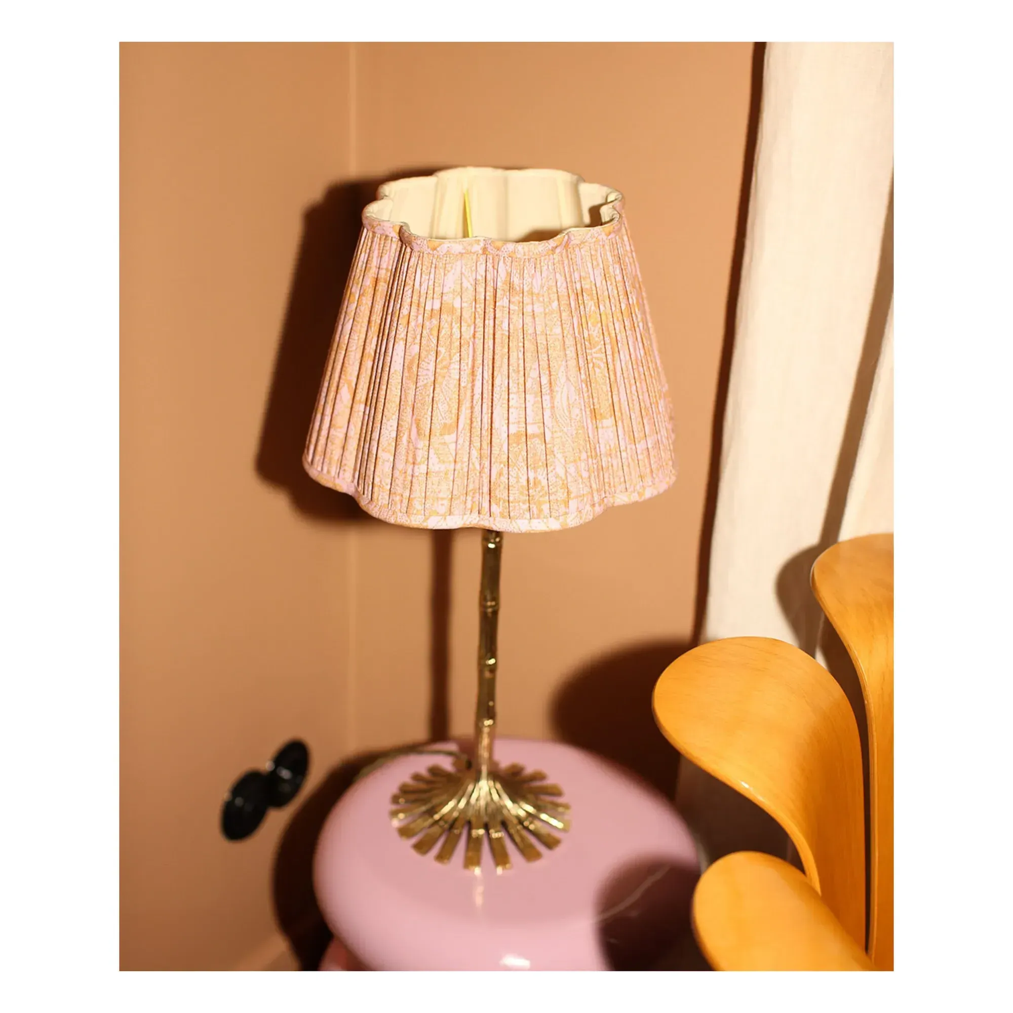 Bamboo Lamp Base - Brass, Recycled Brass alternate view