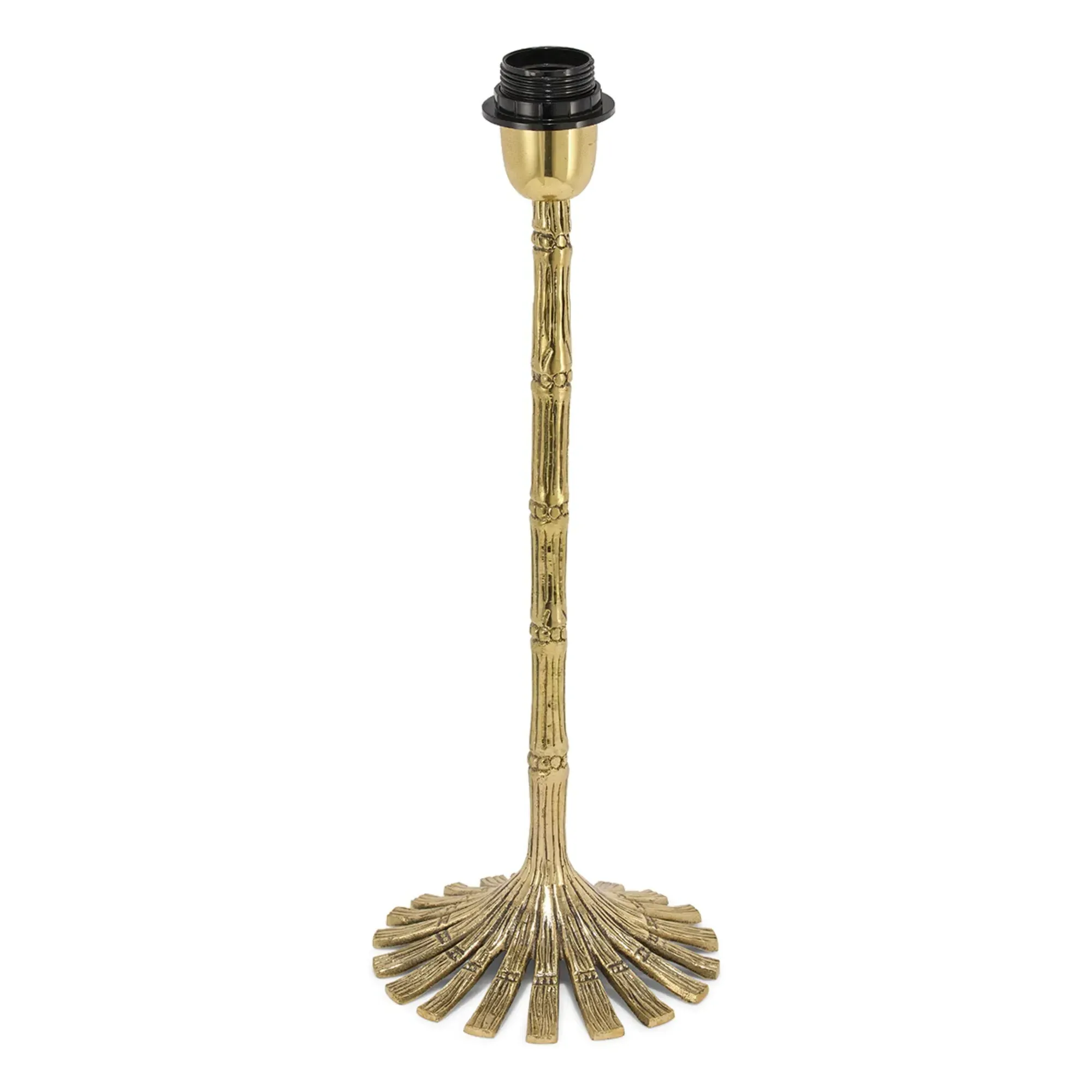 Bamboo Lamp Base - Brass, Recycled Brass product
