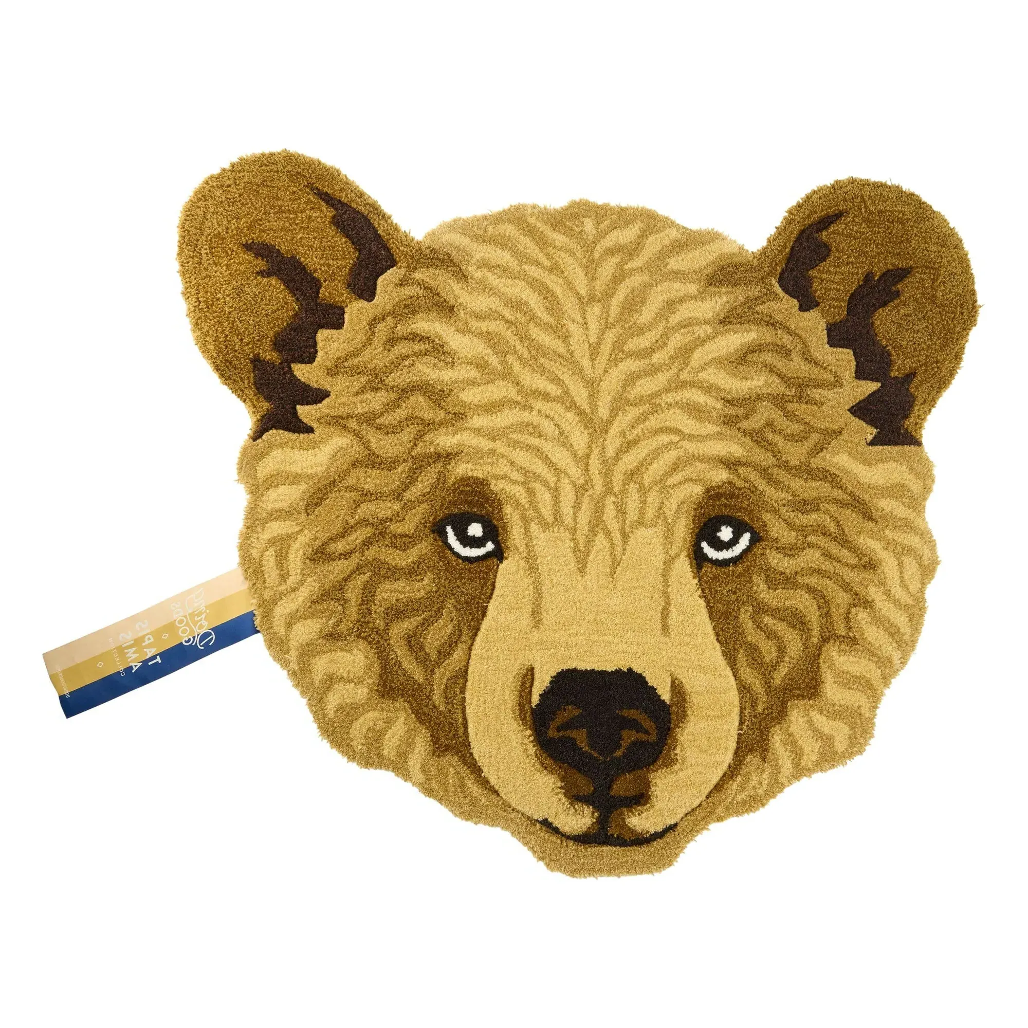 Bruno Bear Wool Rug - Brown product