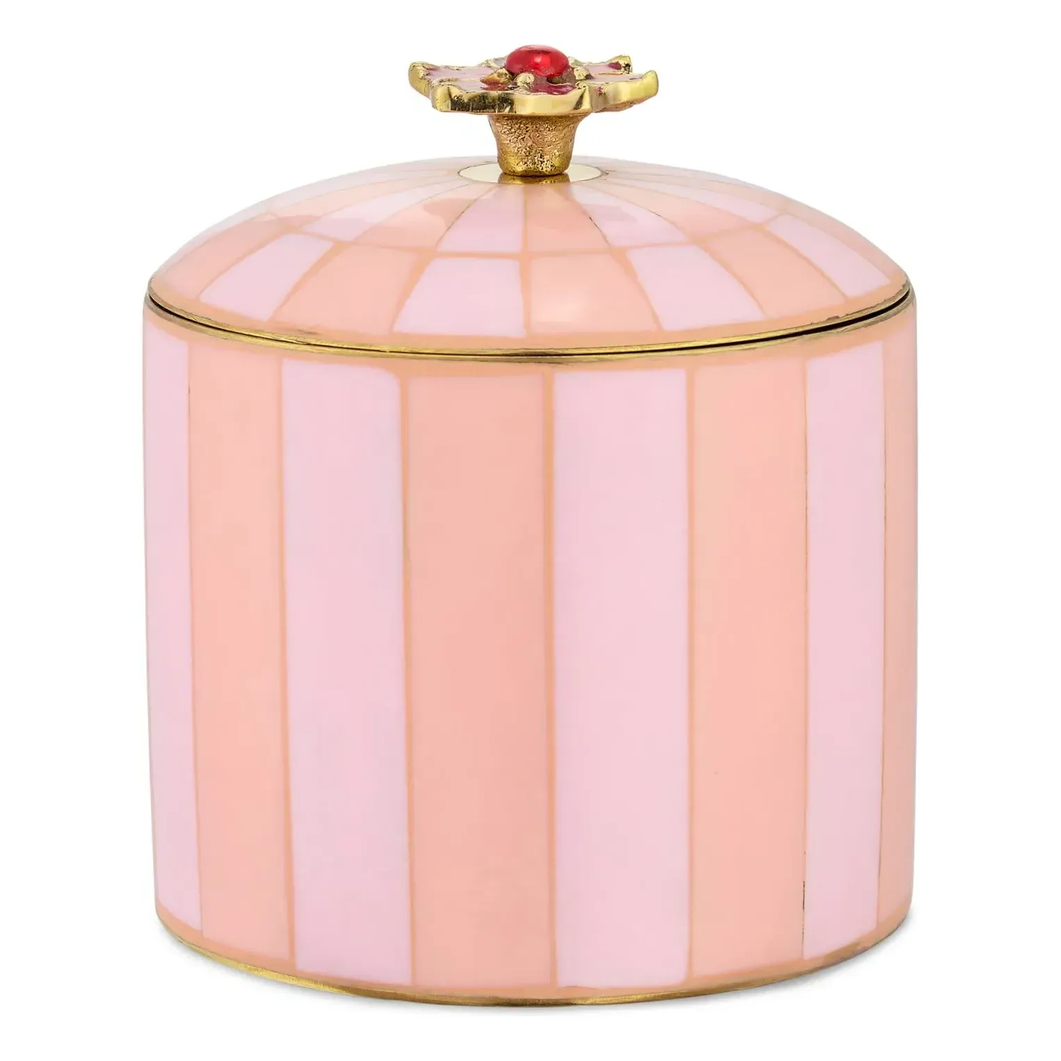 Cameron Circus Decorative Box - Pink, Brass & Resin product