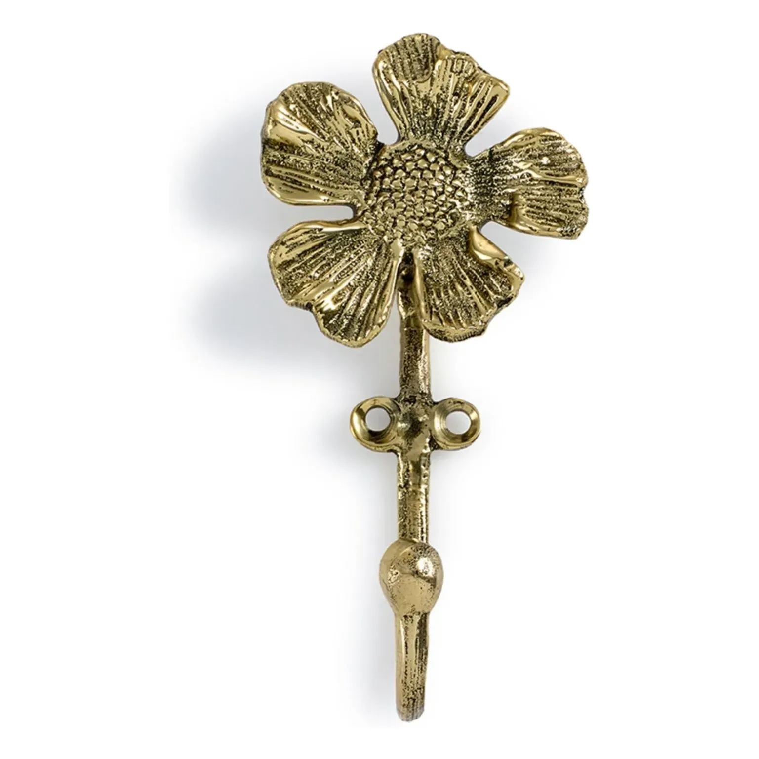 Cherry Blossom Coat Hook - Gold, Brass product