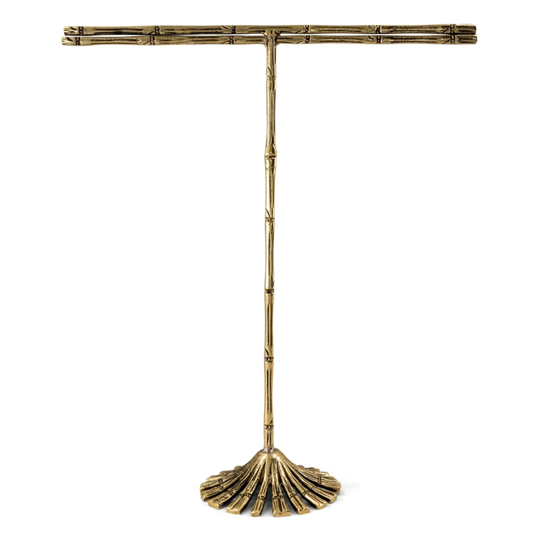 Frida Bamboo Jewelry Holder - Golden Brown, Recycled Brass product