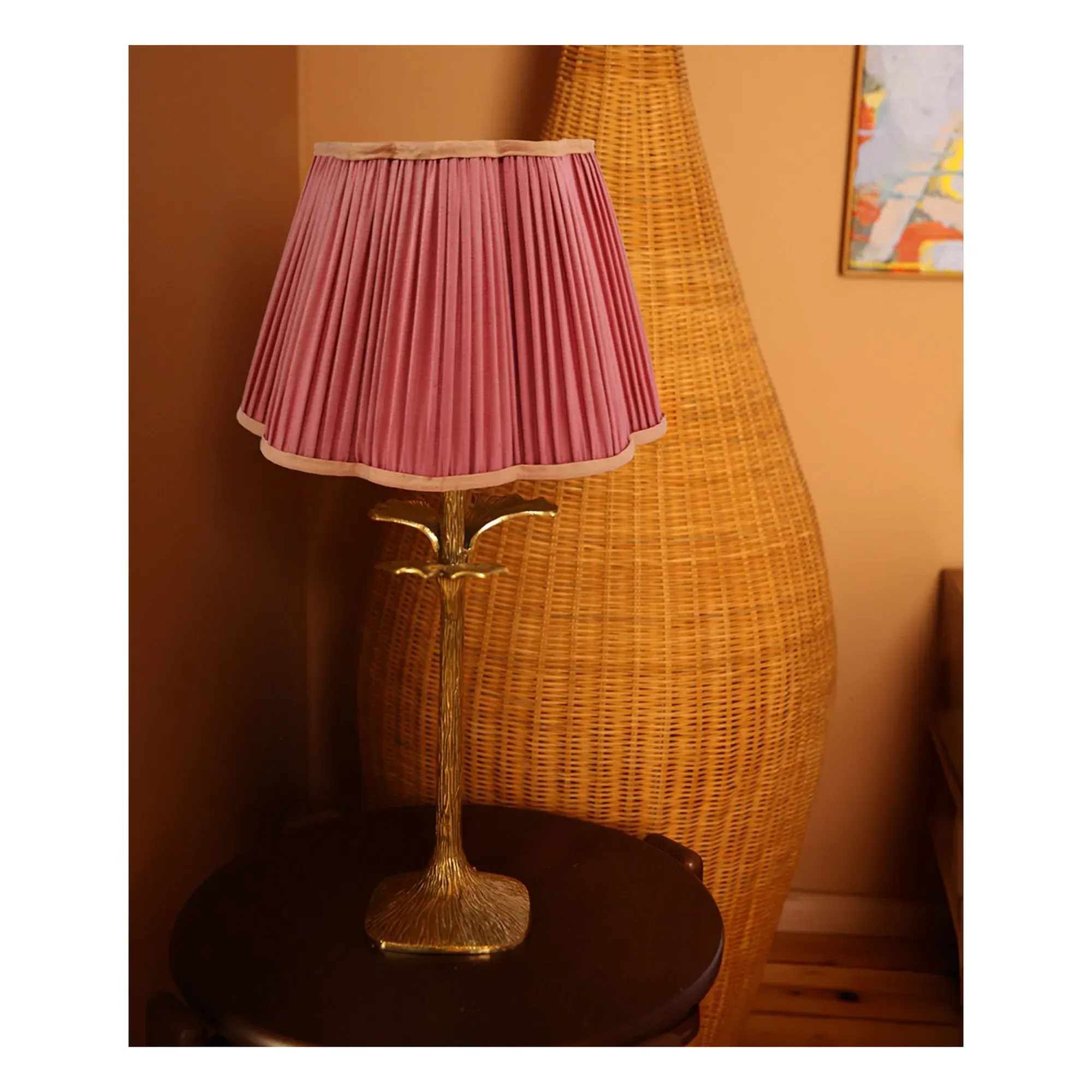 Giselle Ginkgo Lamp Base - Brass, Recycled Brass alternate view
