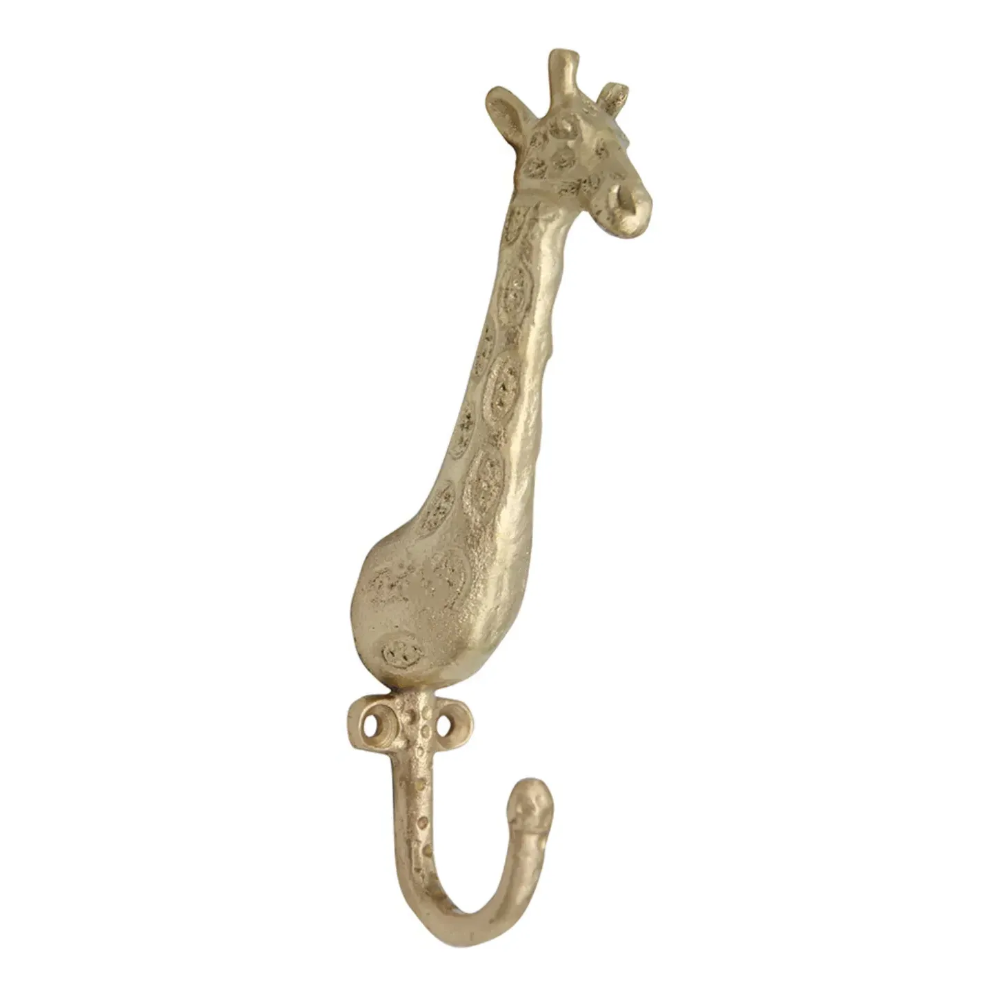 Gloria Giraffe Coat Hook - Gold, Brass product