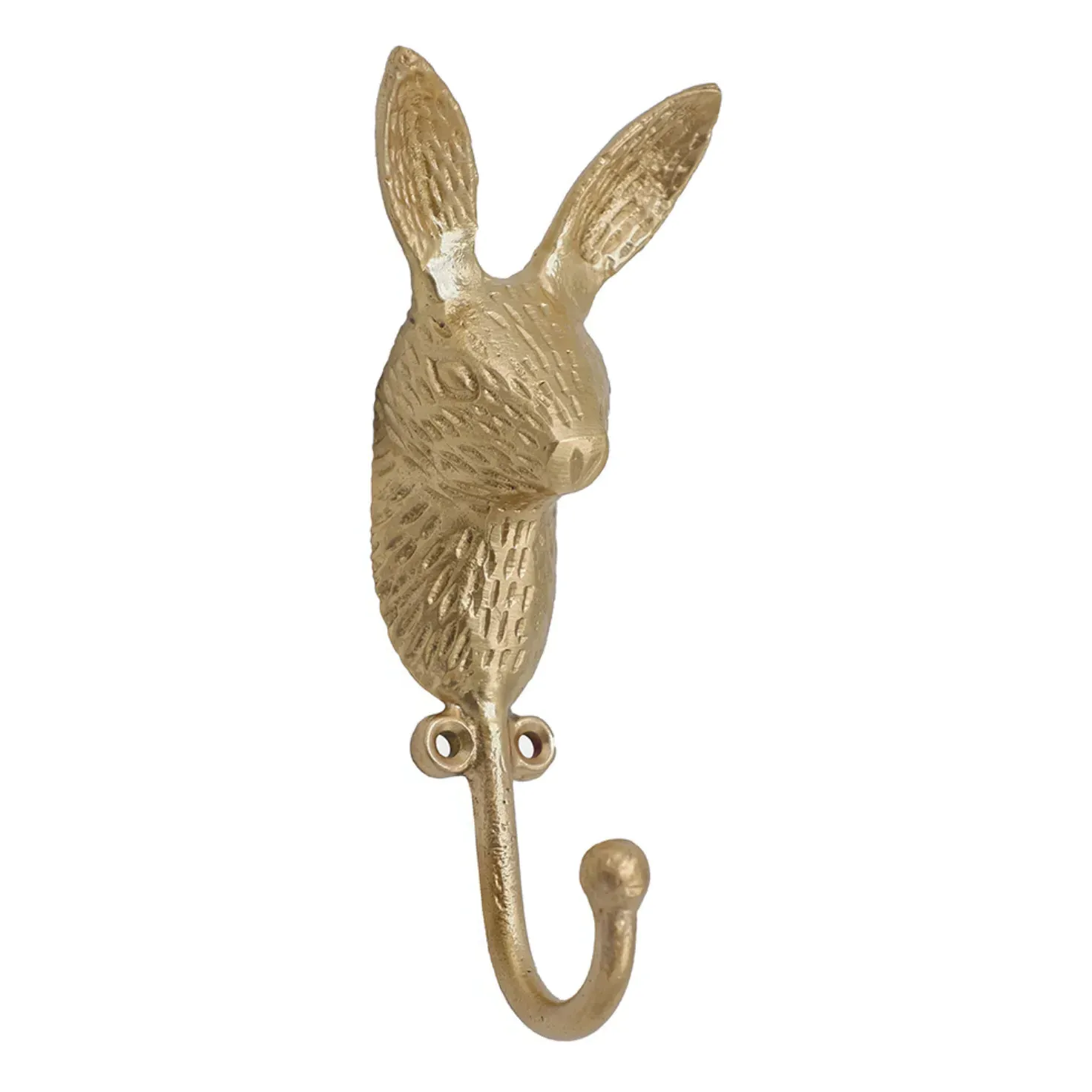 Harri Hare Coat Hook - Yellow, Brass product