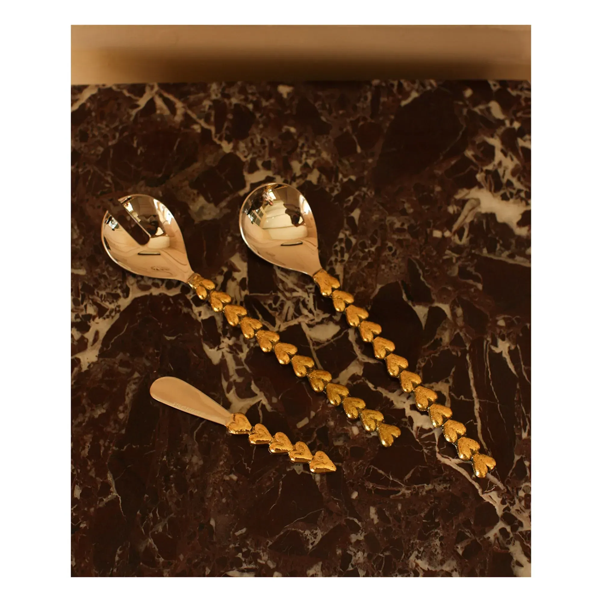Holly Butter Knife - Gold, Recycled Brass alternate view