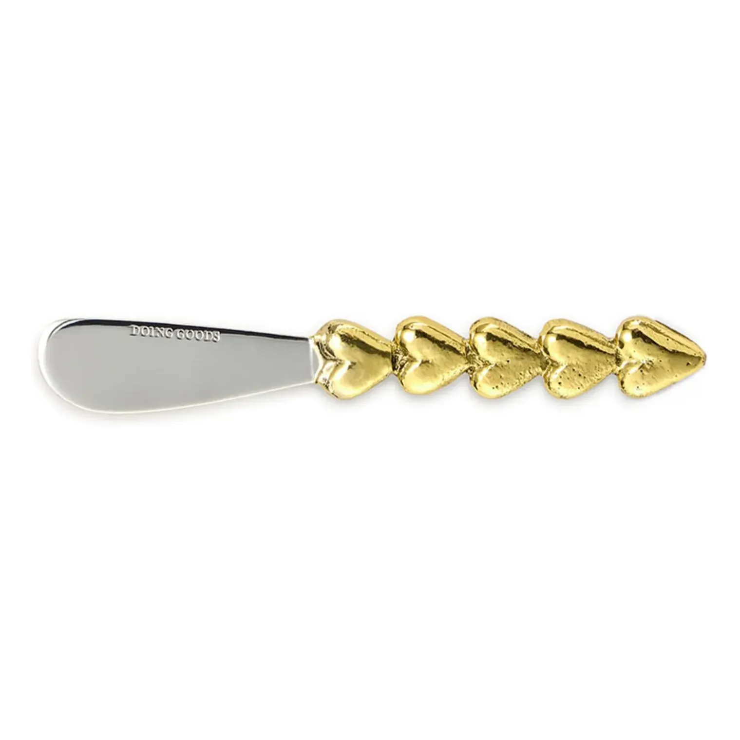 Holly Butter Knife - Gold, Recycled Brass product