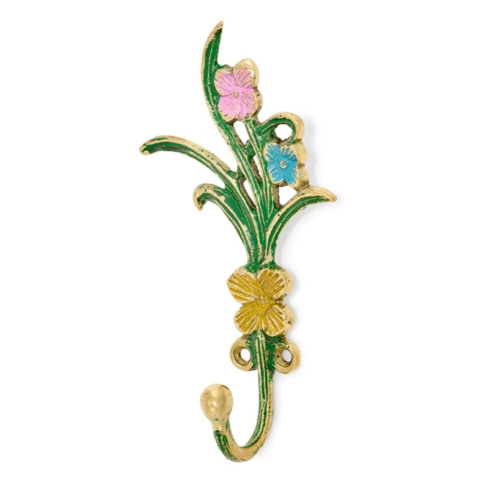 Ivy Coat Hook - Gold, Recycled Brass product