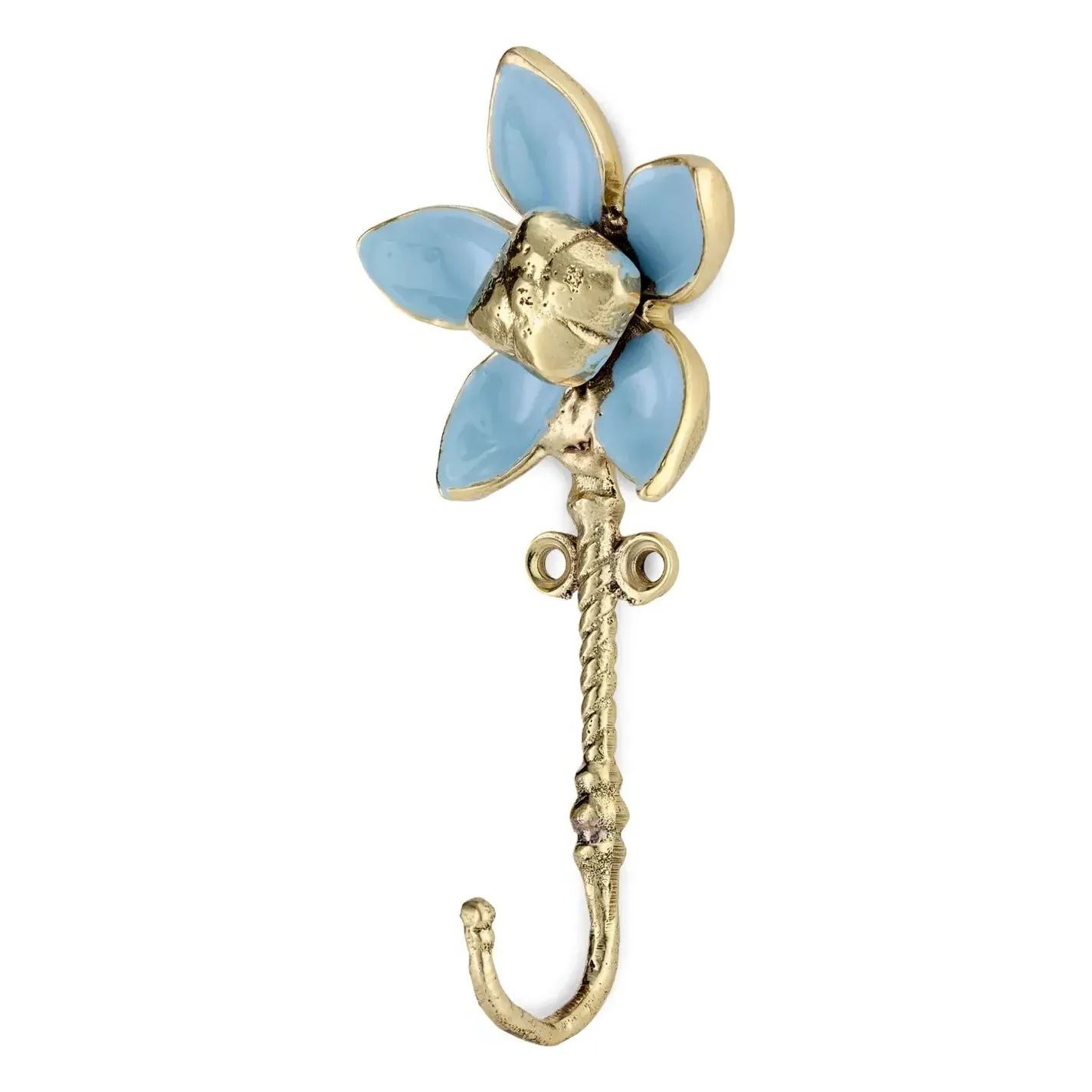 Liv Brass Flower Wall Coat Hook - Brass product