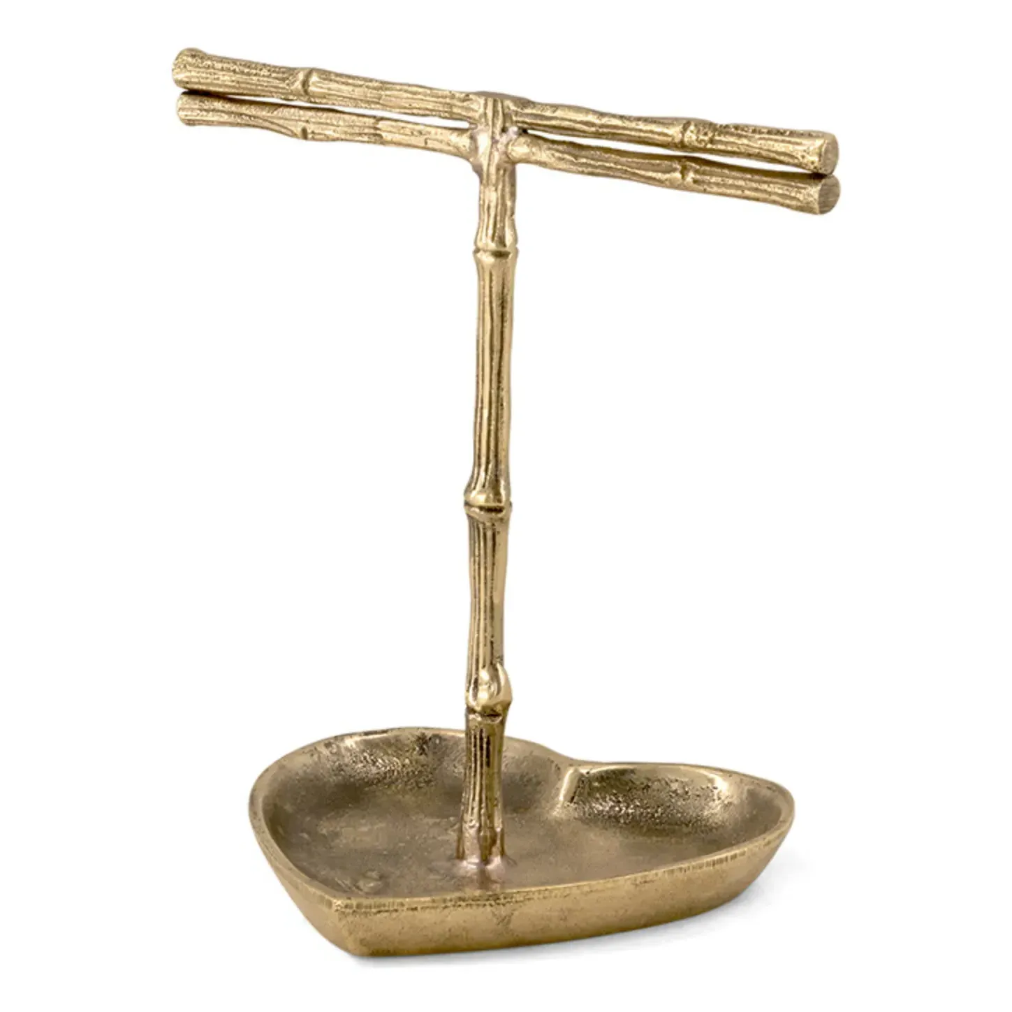 Lolita Bamboo Jewelry Holder - Golden Brown, Recycled Brass product