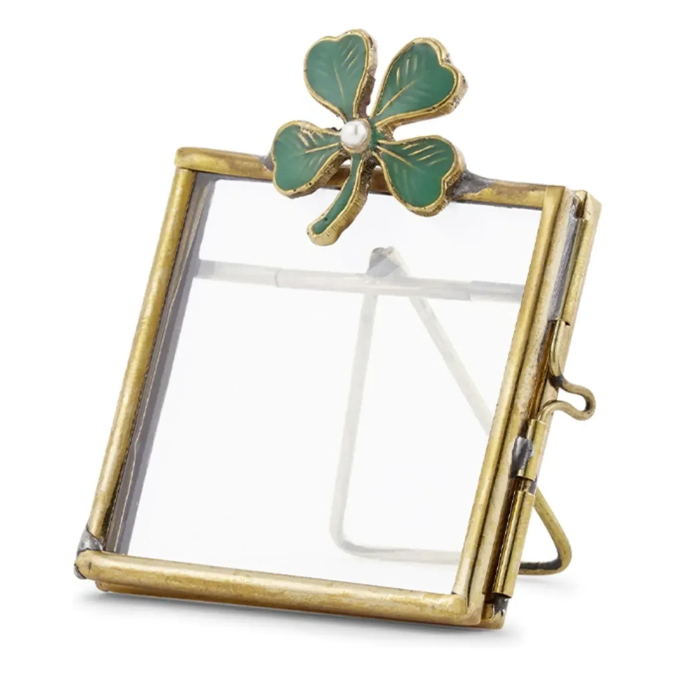 Lucky Clover Photo Frame - Gold, Brass product