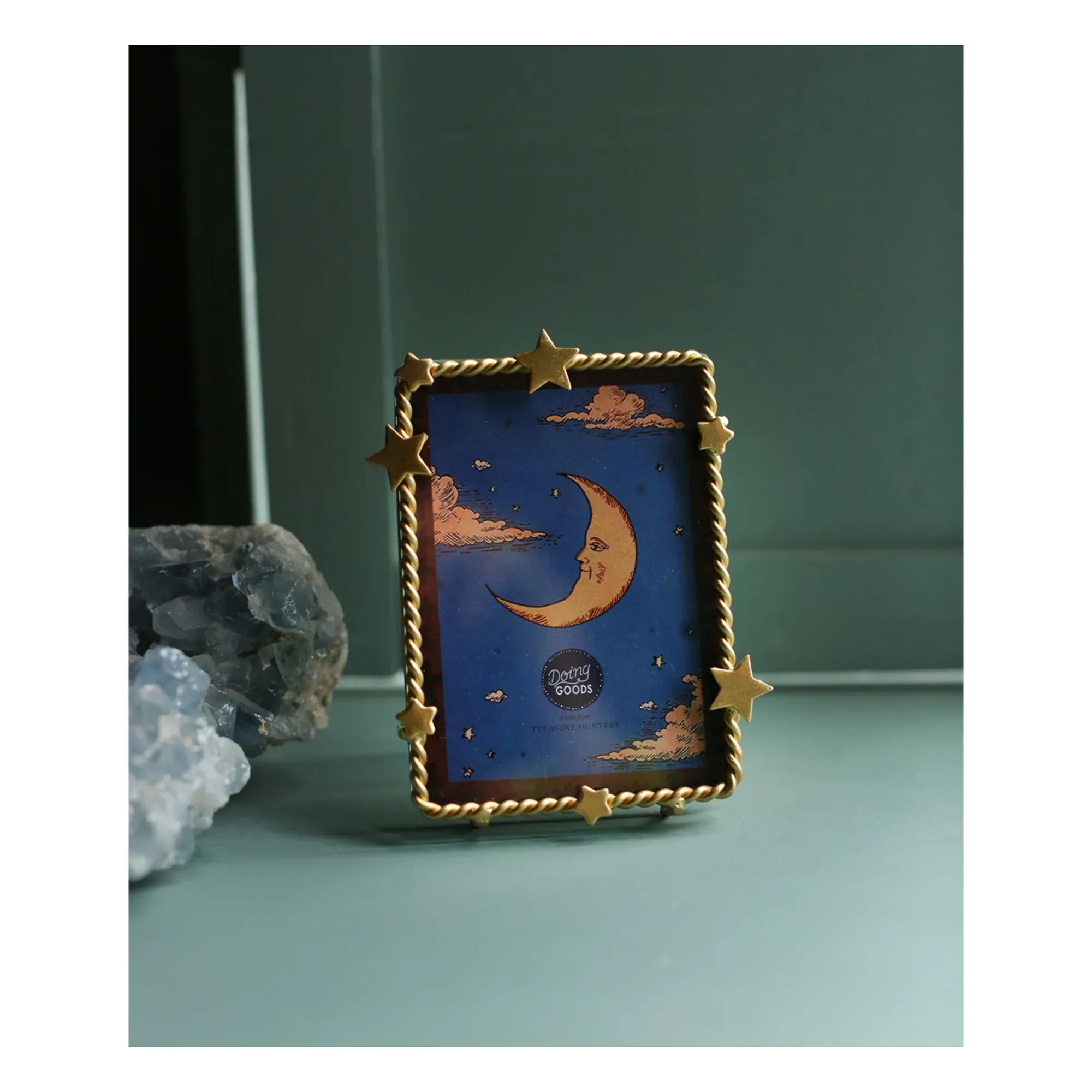 Luna Star Photo Frame - Gold, Brass alternate view