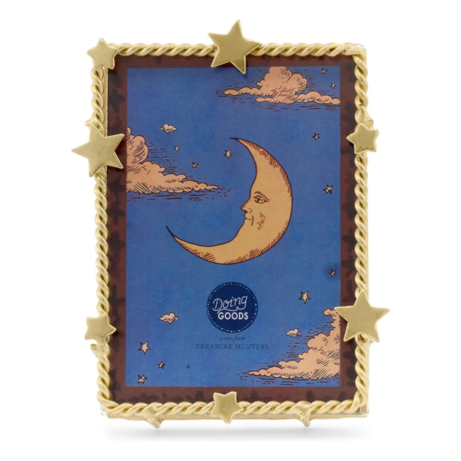 Luna Star Photo Frame - Gold, Brass product