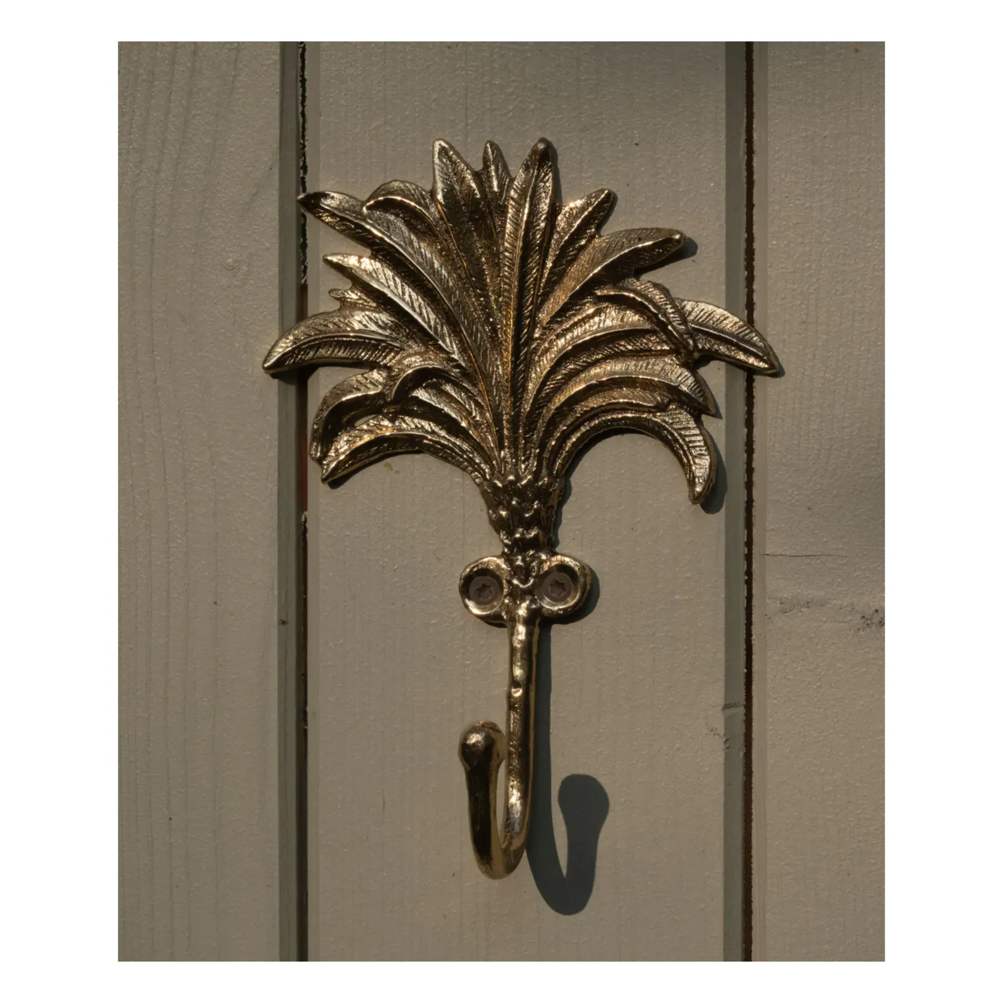 Marlin Brass Coat Hook - Gold, Brass alternate view