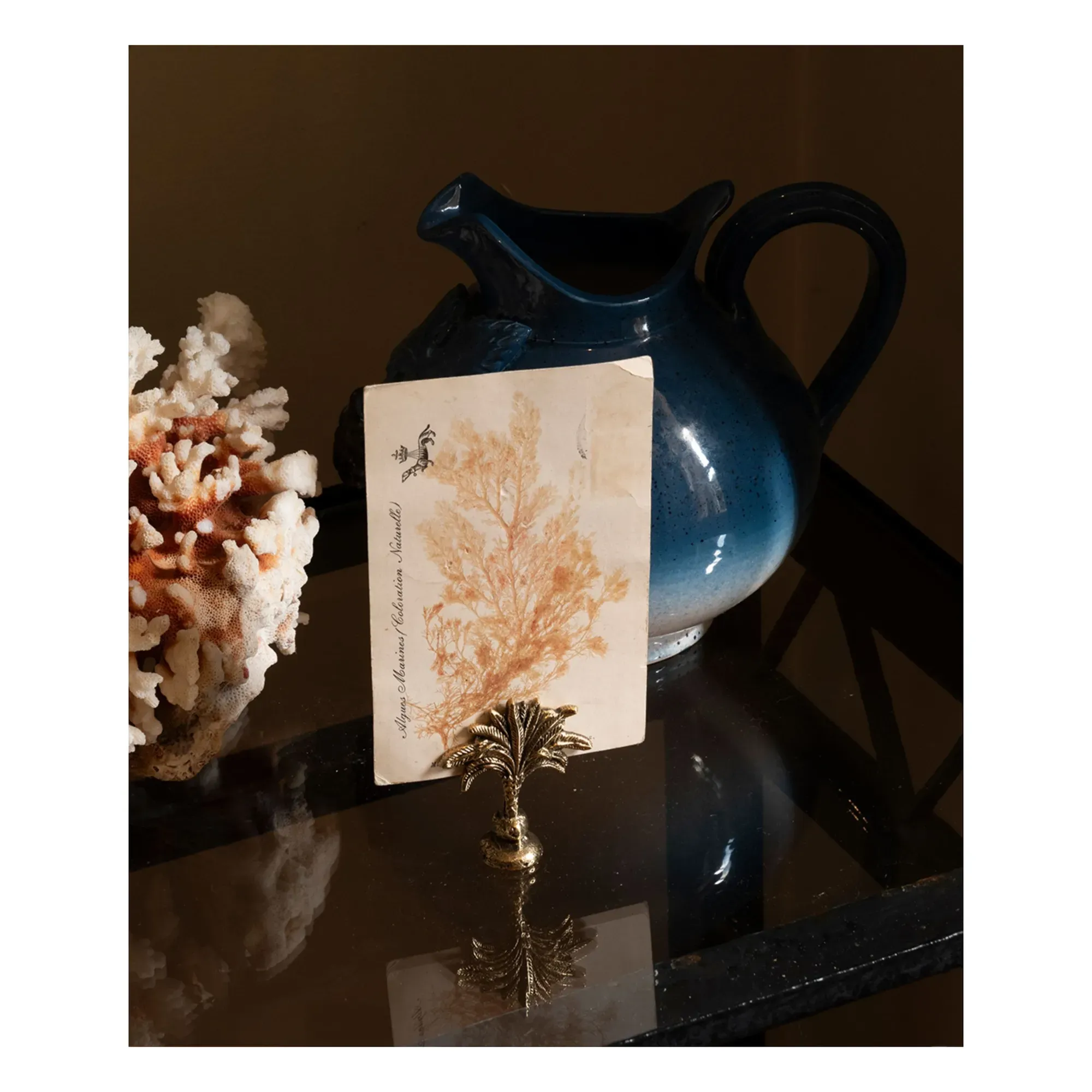 Marlin Memo Holder - Gold, Brass alternate view
