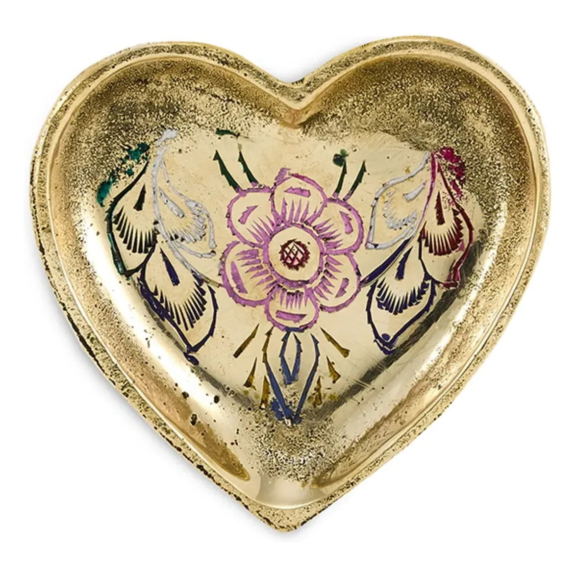 Miracle Mila Heart Dish - Brass product