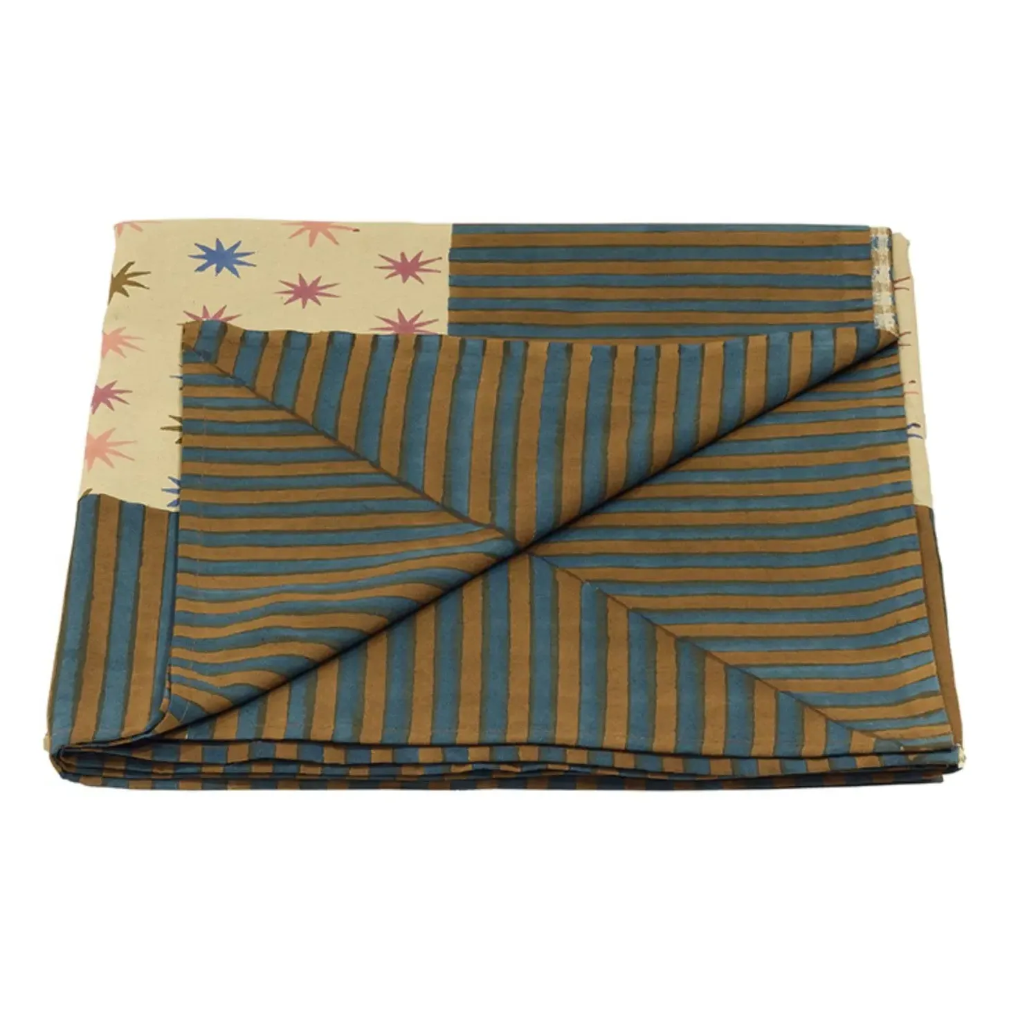 Noa Tablecloth with Tote Bag - Blue, Cotton alternate view