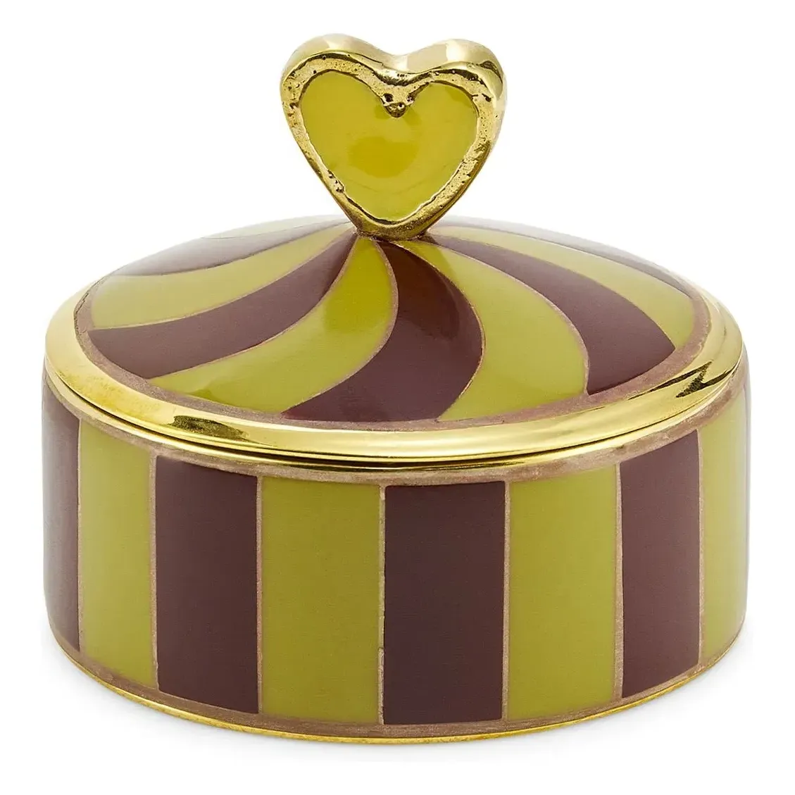 Pyar Circus Decorative Box - Yellow, Brass product
