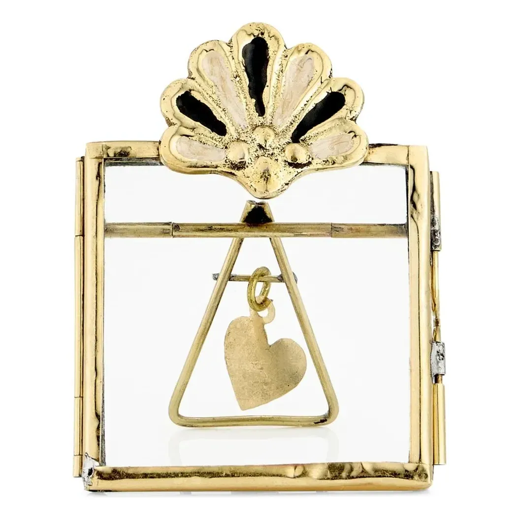 Rosie Roset Mini Photo Frame - Brass alternate view