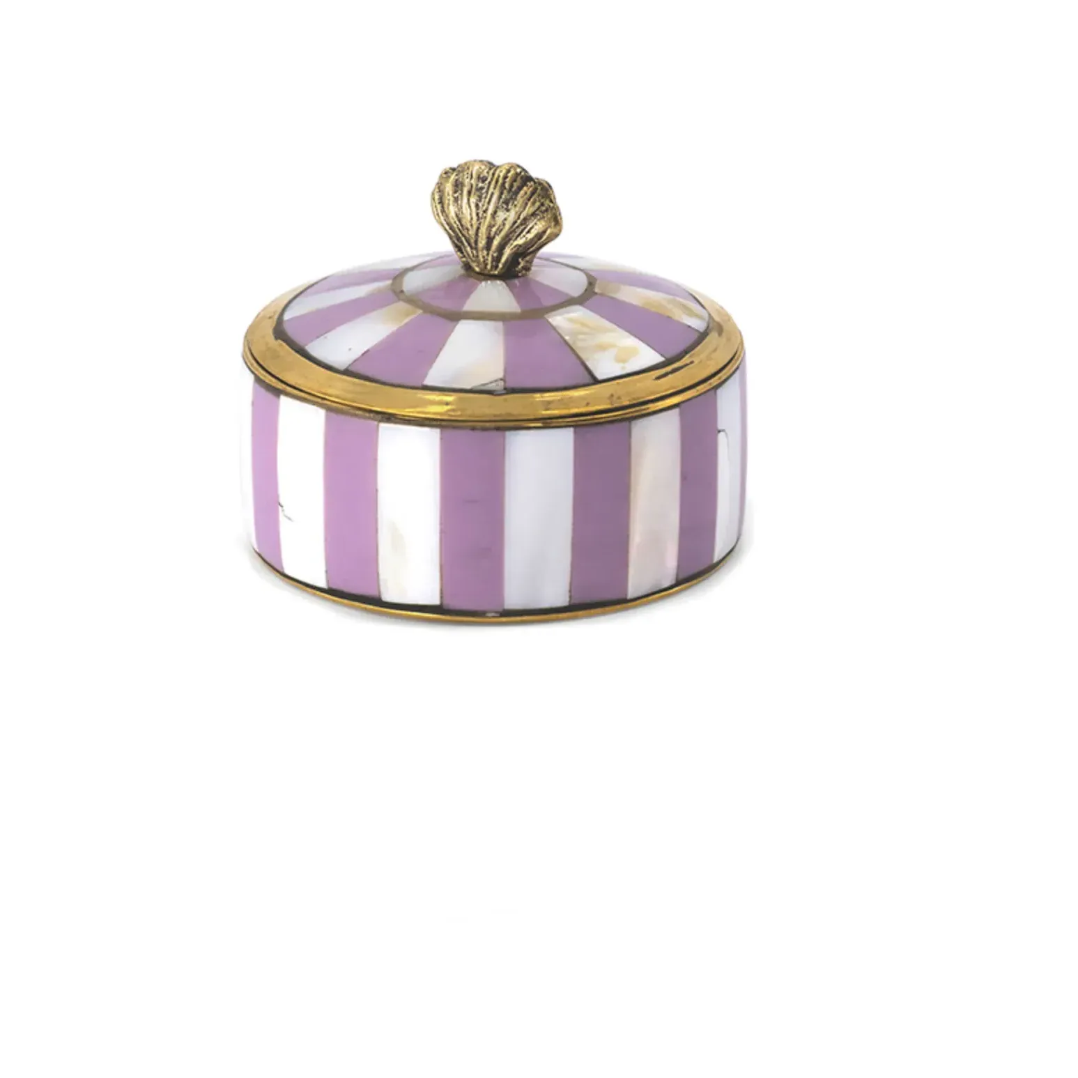 Scarlett Circus Box - Lilac, Brass product