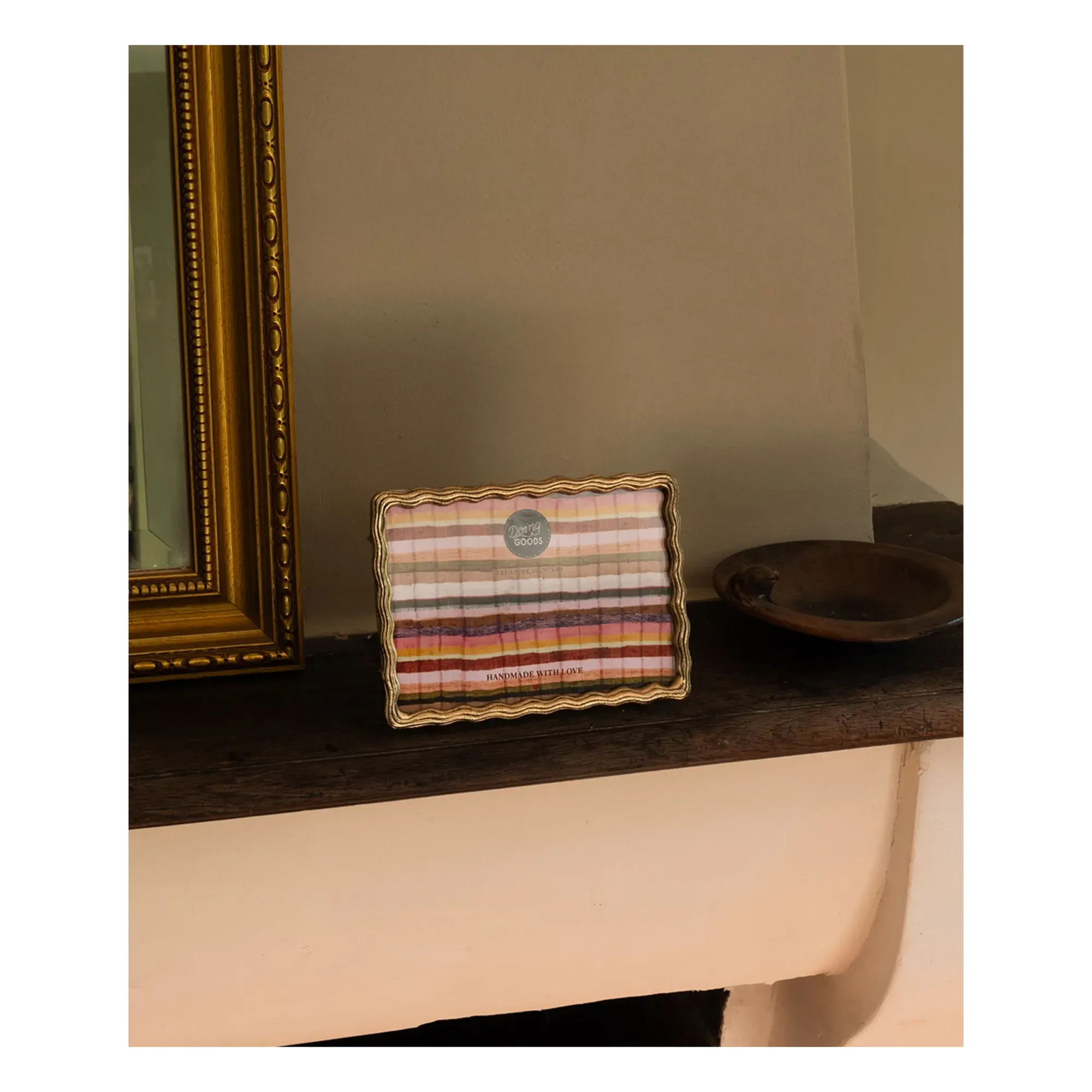Yuki Photo Frame - Gold, Brass alternate view
