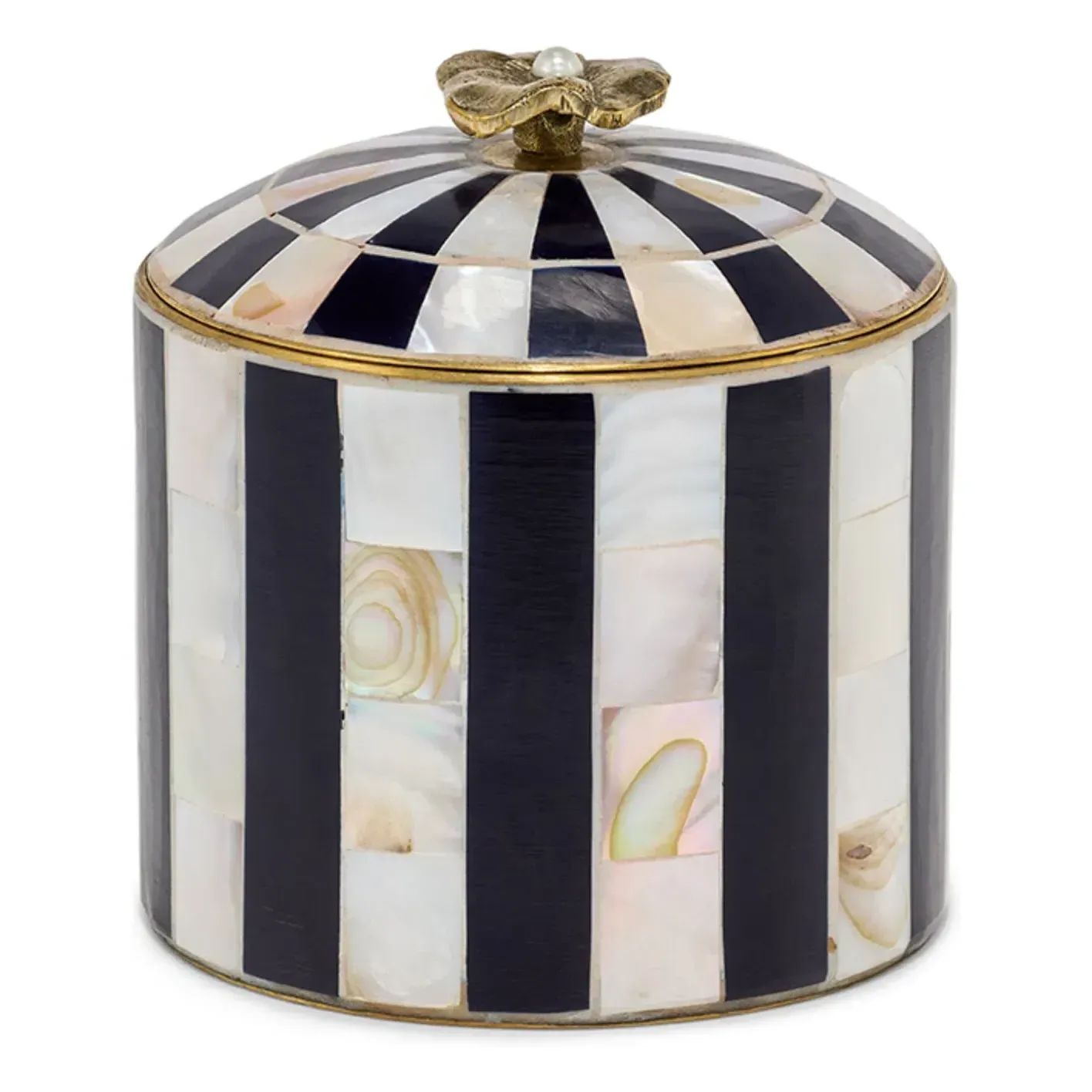 Zoey Circus Decorative Box - Navy, Shell & Resin product