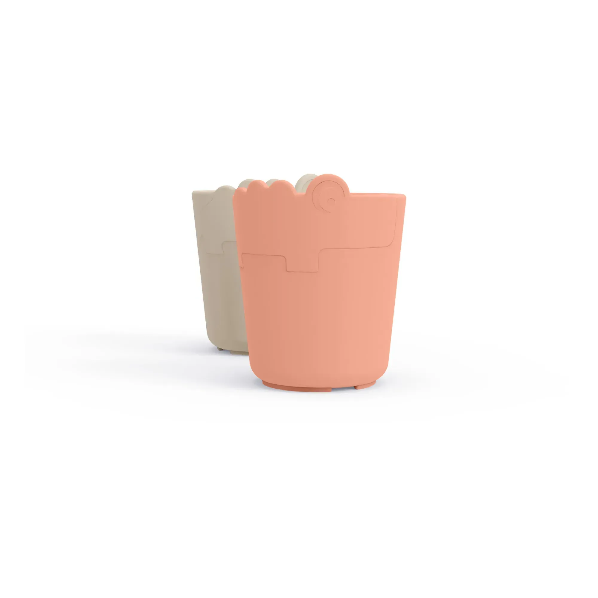 Croco Kiddish Cups Set of 2 - Coral, Polypropylene alternate view