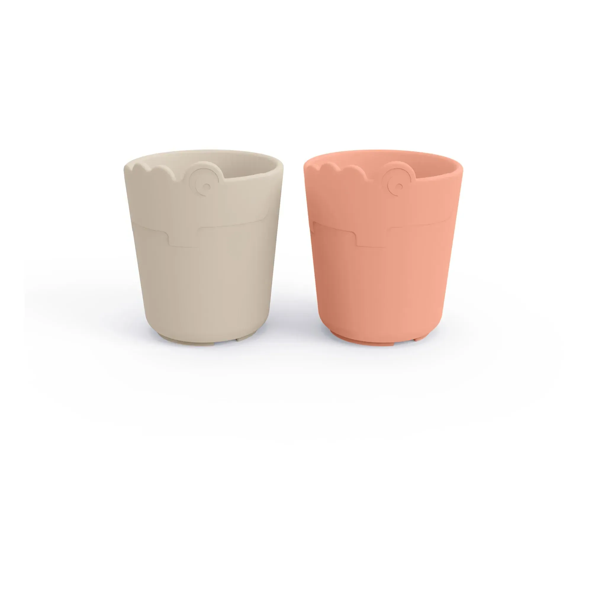 Croco Kiddish Cups Set of 2 - Coral, Polypropylene product