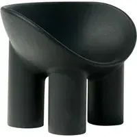 Roly Poly Armchair by Faye Toogood - Black, Polyethylene alternate view