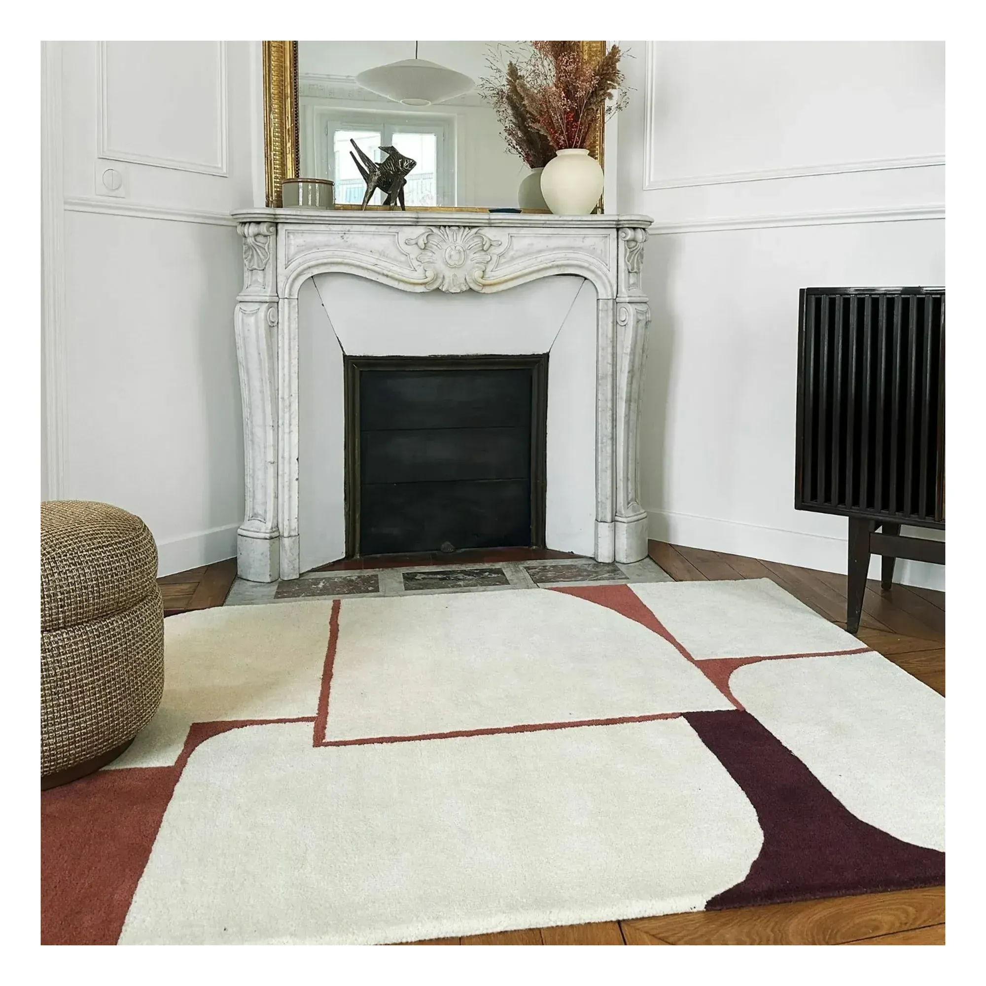 Binibeca Hand-Tufted Rug - Red, Wool alternate view