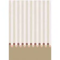 Dott 4-Panel Wallpaper - Beige, Nonwoven alternate view