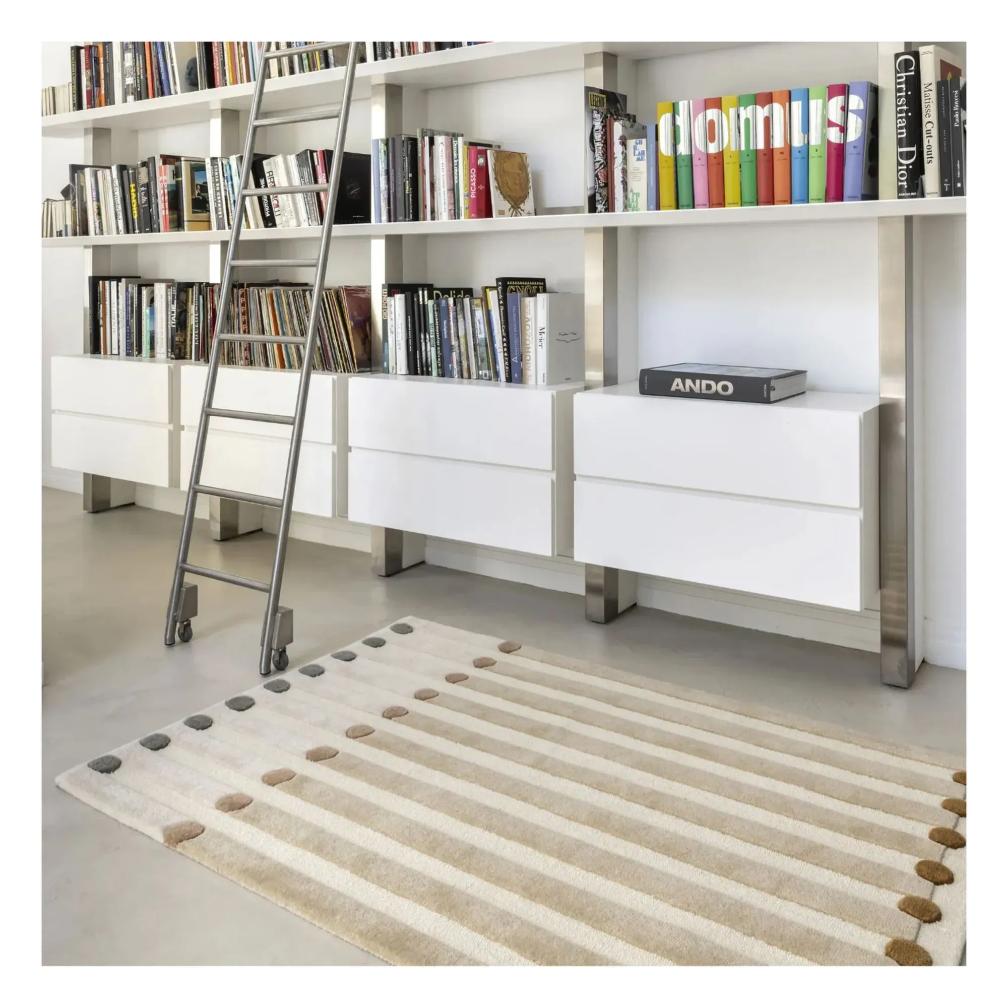 Dott Area Rug - Beige, New Zealand Wool alternate view