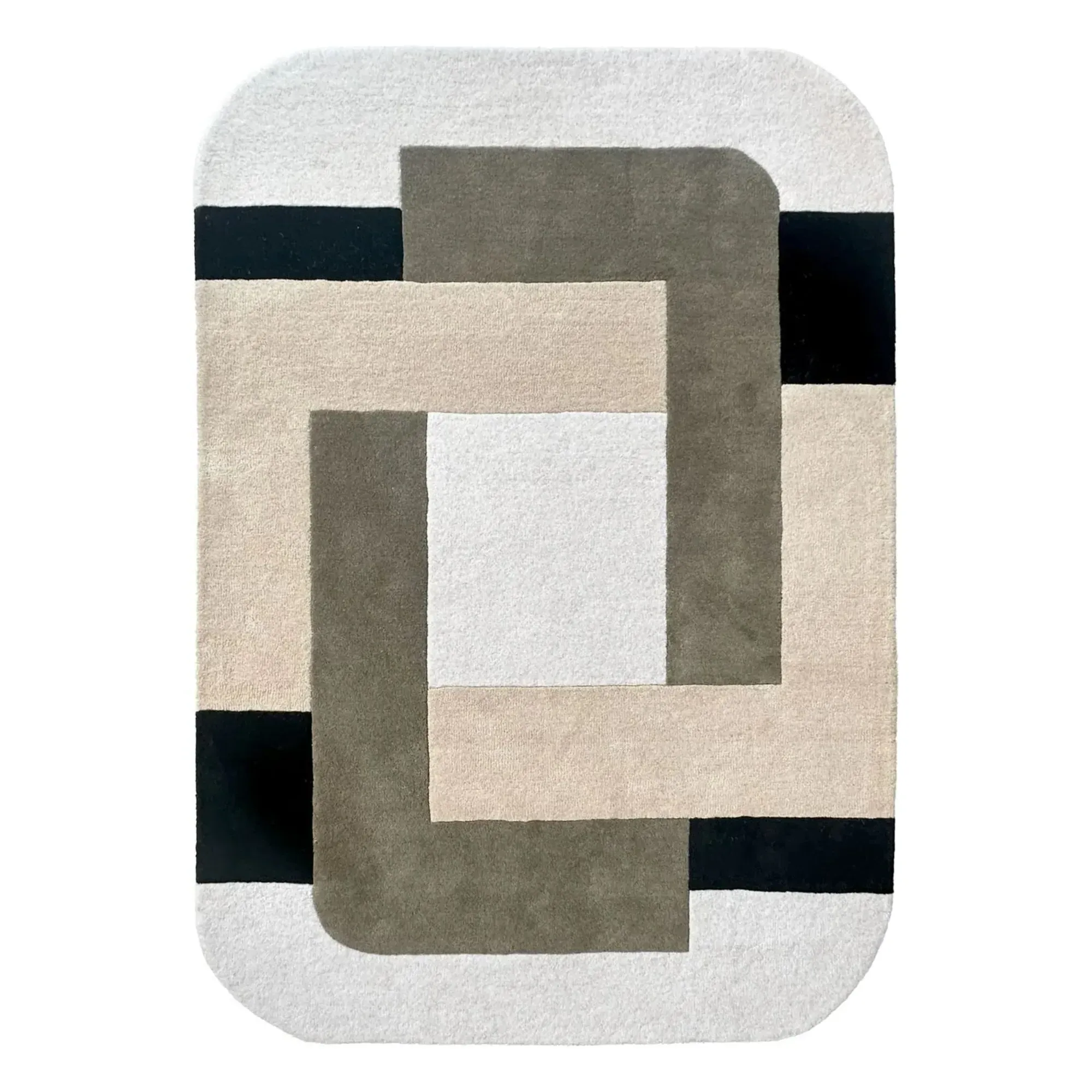 Padlock Wool Rug - Beige product