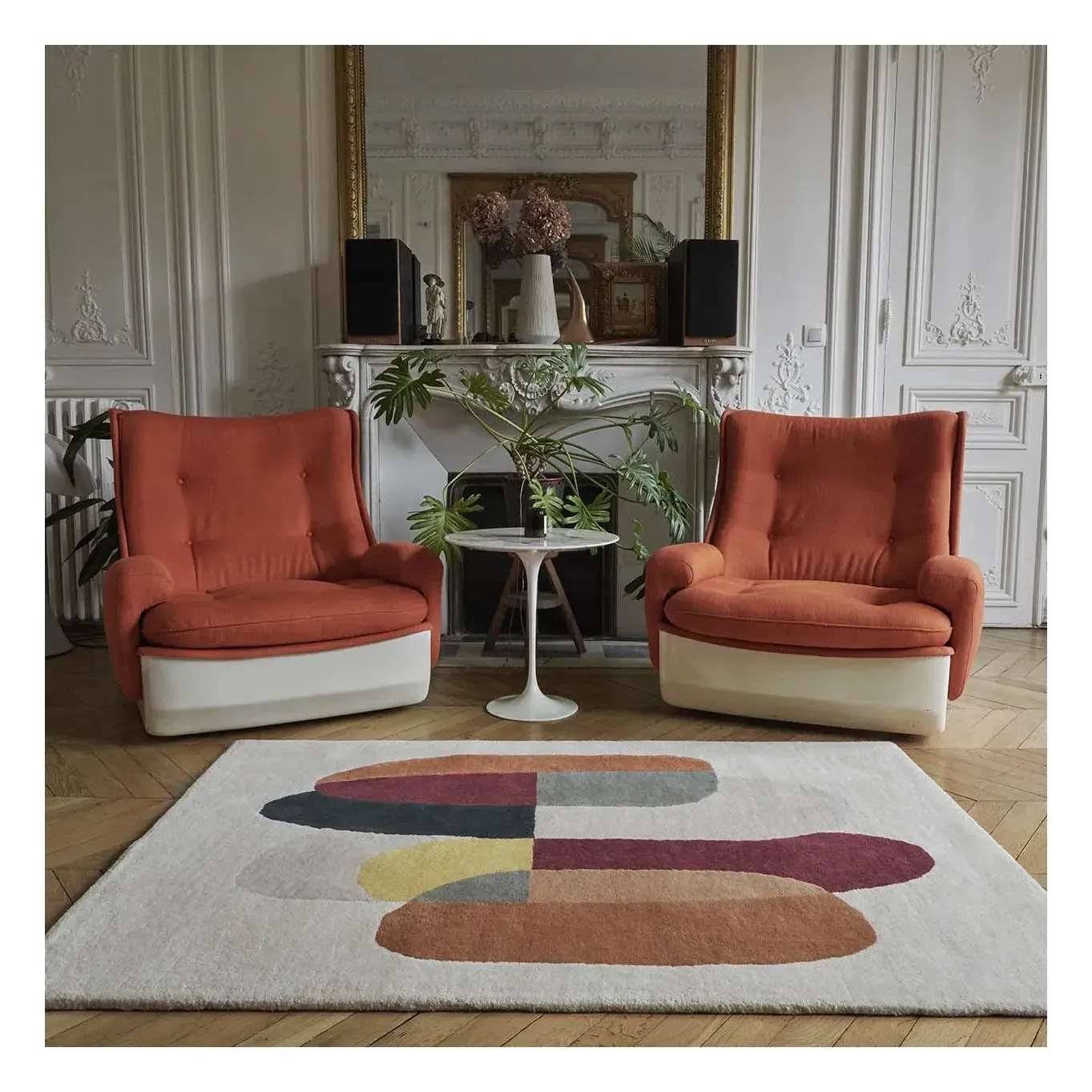 Pluriel Hand Tufted Rug - Multicoloured, Wool alternate view